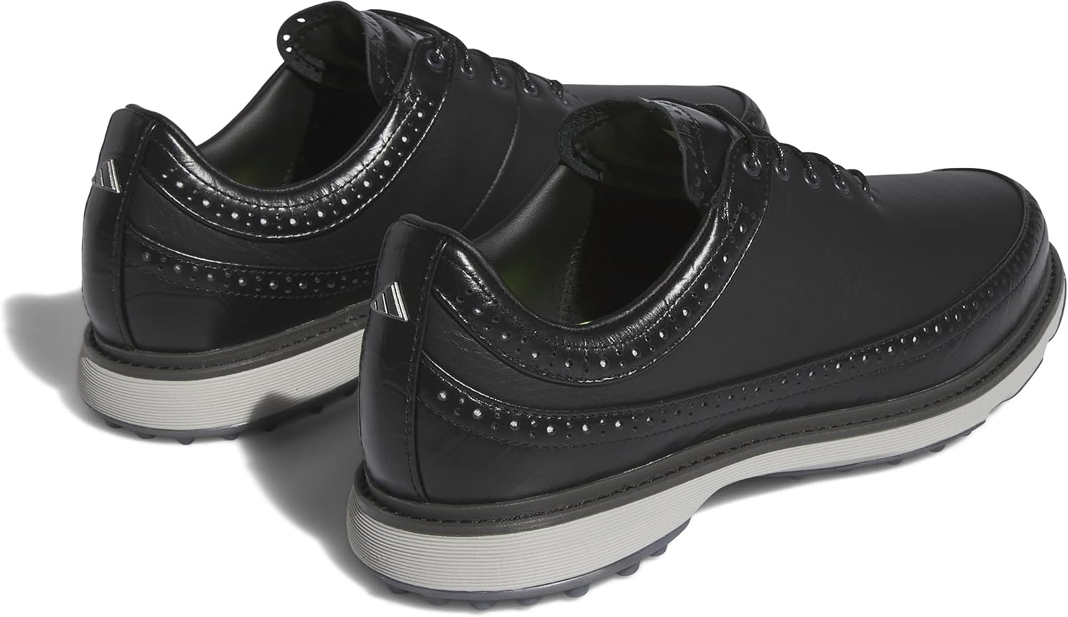 image:imageAdidas Unisex MC80 Spikeless Golf ShoesCore BlackDark Silver MetallicGrey Two