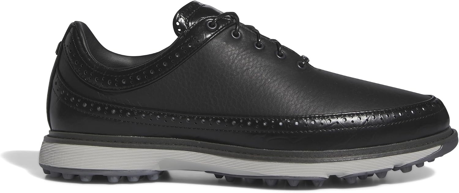 image:imageAdidas Unisex MC80 Spikeless Golf ShoesCore BlackDark Silver MetallicGrey Two