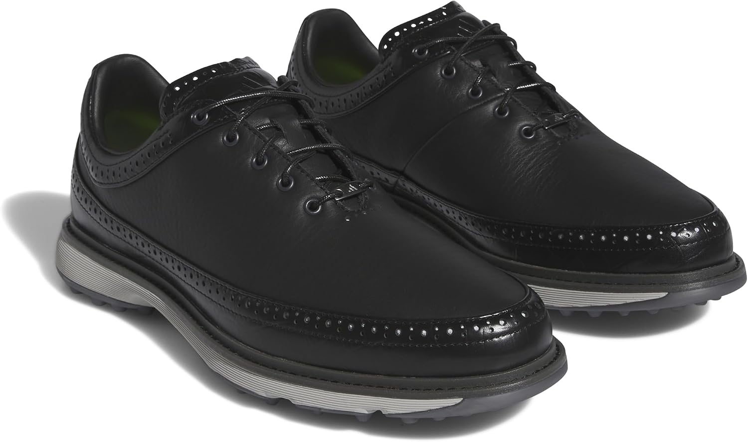 image:imageAdidas Unisex MC80 Spikeless Golf ShoesCore BlackDark Silver MetallicGrey Two
