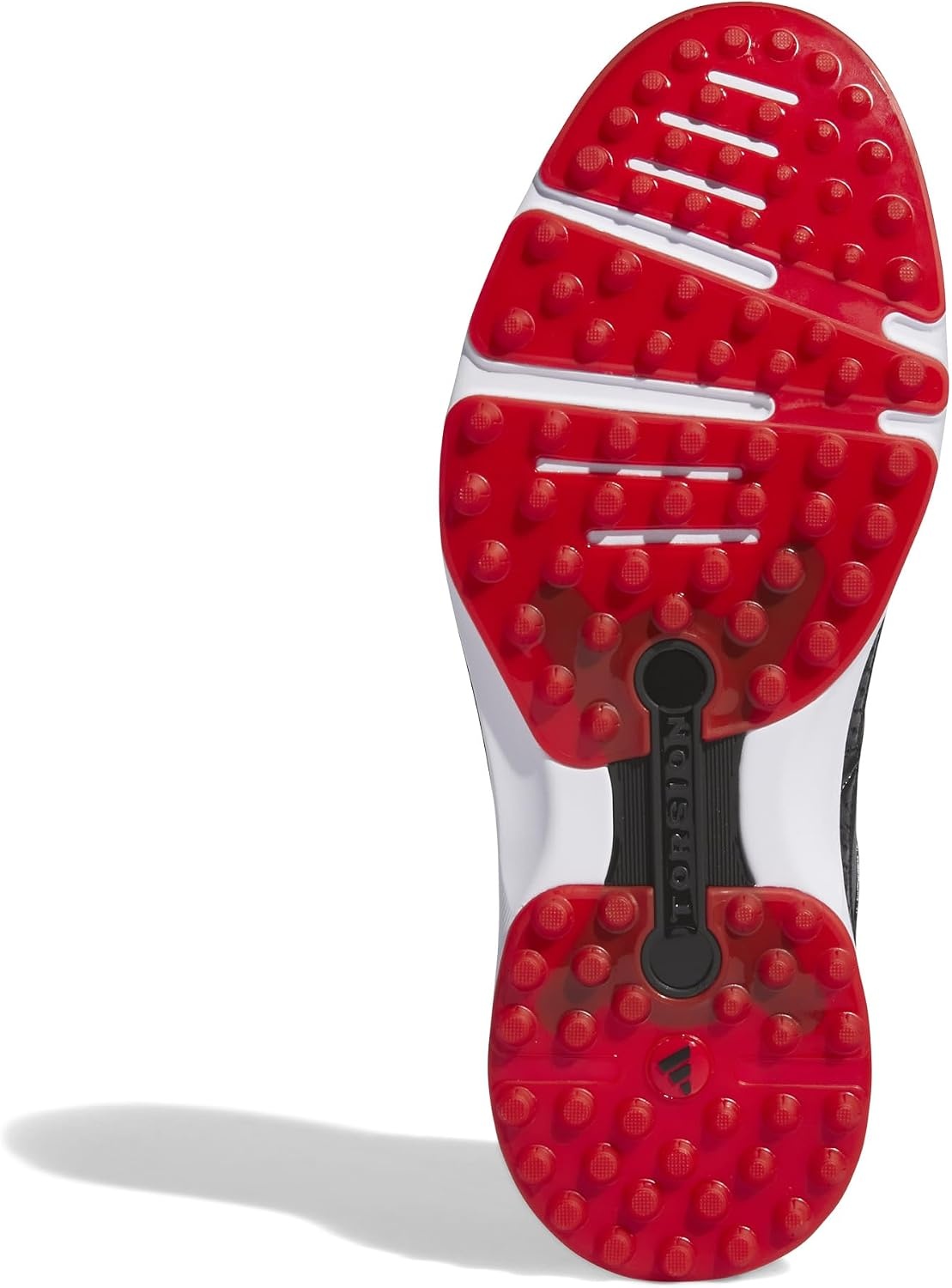 image:imageAdidas Unisex MC80 Spikeless Golf ShoesCore BlackIron MetallicBetter Scarlet