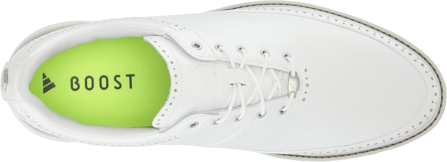 image:imageAdidas Unisex MC80 Spikeless Golf ShoesFootwear WhiteMatte SilverLucid Lemon