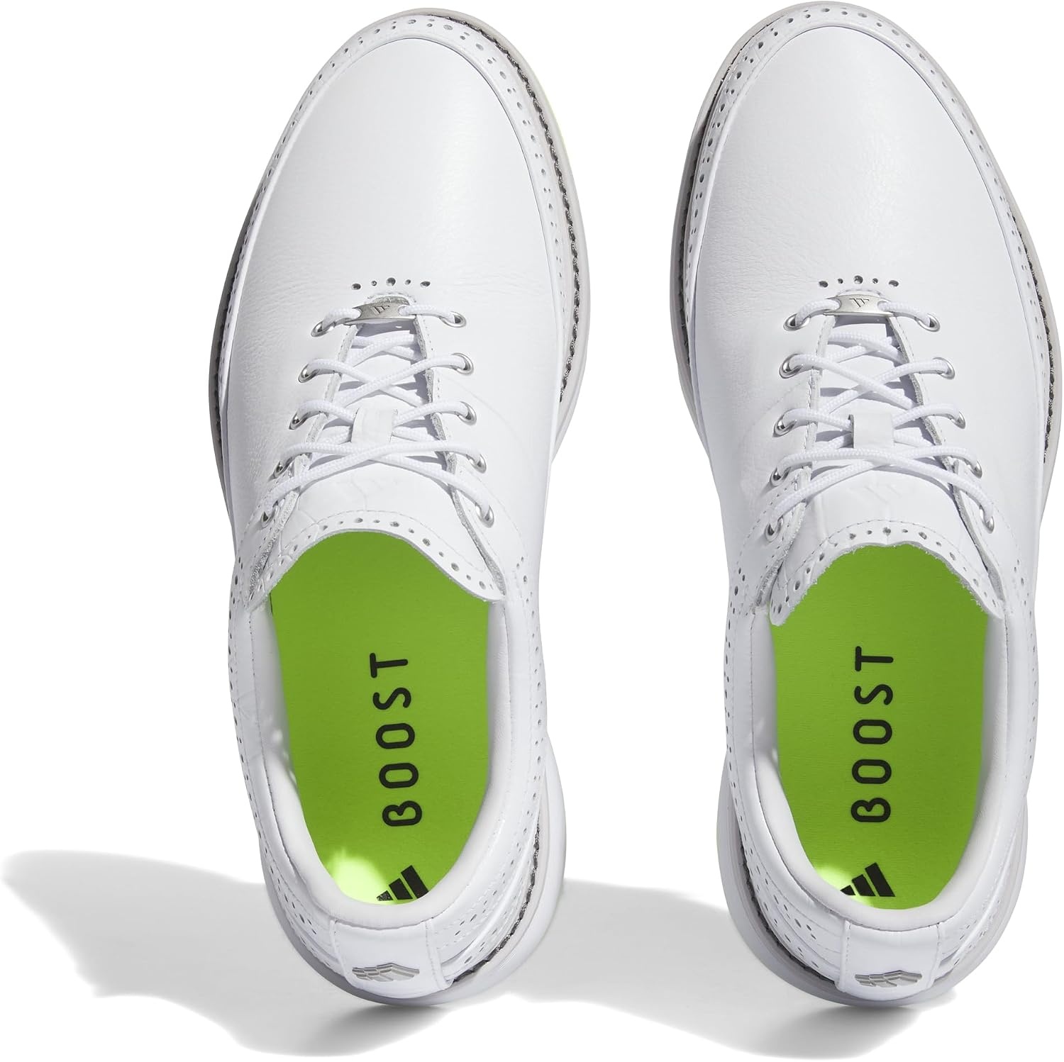 image:imageAdidas Unisex MC80 Spikeless Golf ShoesFootwear WhiteMatte SilverLucid Lemon