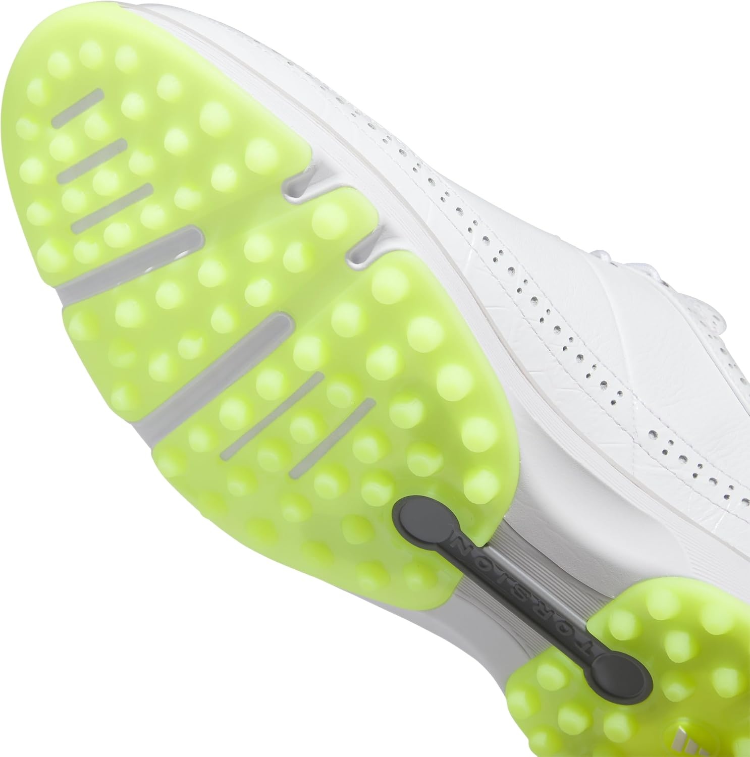 image:imageAdidas Unisex MC80 Spikeless Golf ShoesFootwear WhiteMatte SilverLucid Lemon