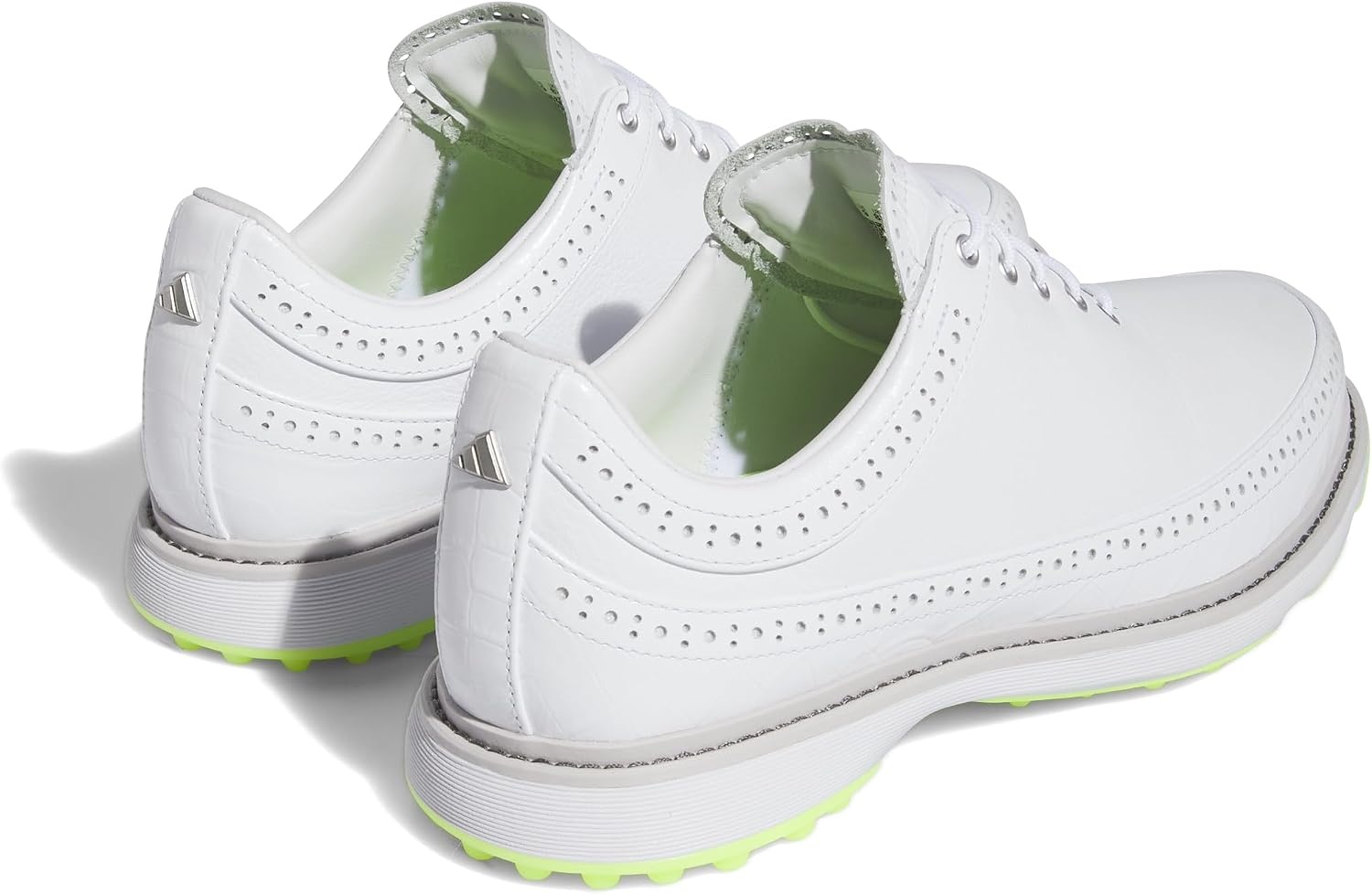 image:imageAdidas Unisex MC80 Spikeless Golf ShoesFootwear WhiteMatte SilverLucid Lemon