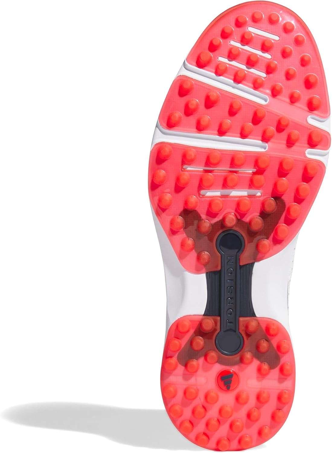 image:imageAdidas Unisex MC80 Spikeless Golf ShoesFtwr WhiteCollegiate NavyRed