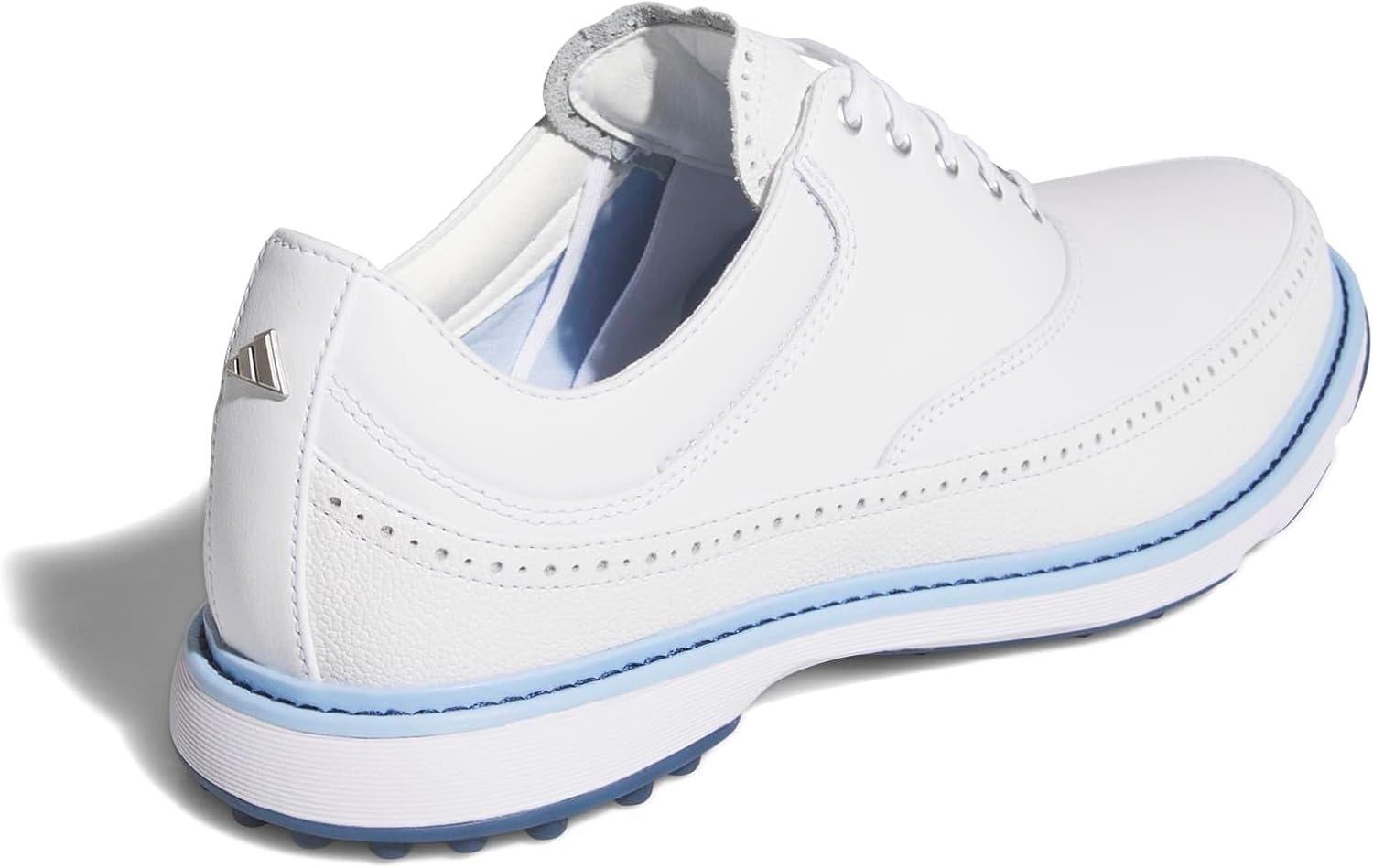 image:imageAdidas Unisex MC80 Spikeless Golf ShoesFtwr WhiteCrystal SkyCollegiate Navy