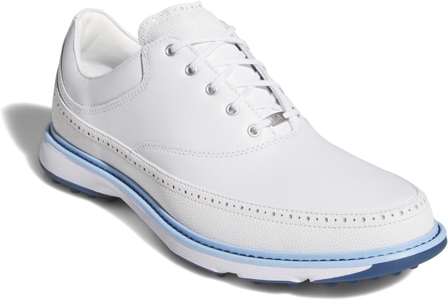 image:imageAdidas Unisex MC80 Spikeless Golf ShoesFtwr WhiteCrystal SkyCollegiate Navy