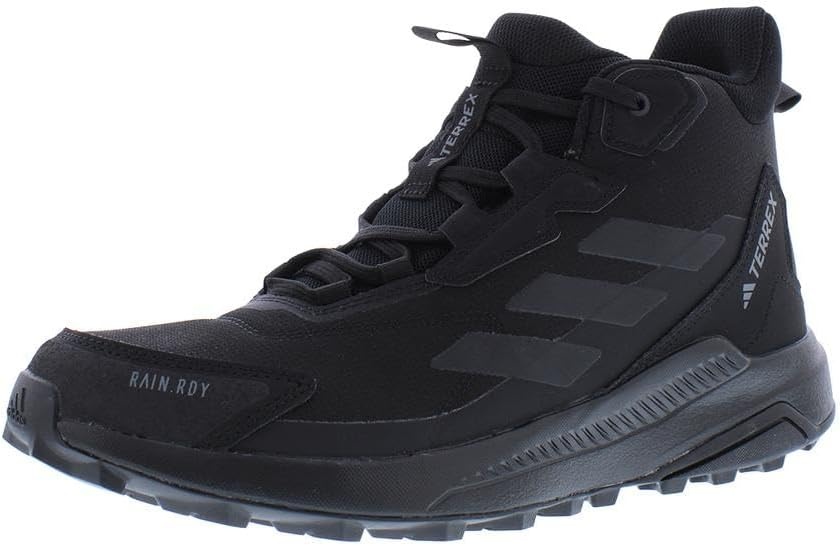 image:imageAdidas Womens Terrex Anylander Mid Top Rainrdy Hiking SneakersBlackBlackGreyblack