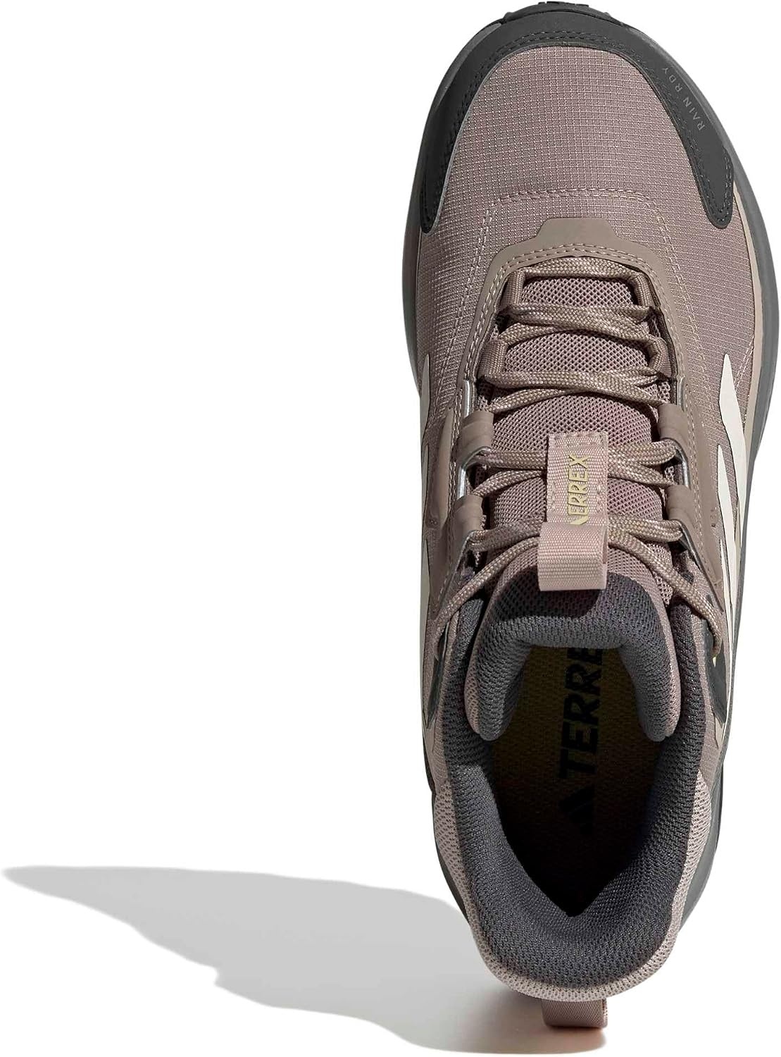 image:imageAdidas Womens Terrex Anylander Mid Top Rainrdy Hiking SneakersChalky BrownWonder WhiteGrey
