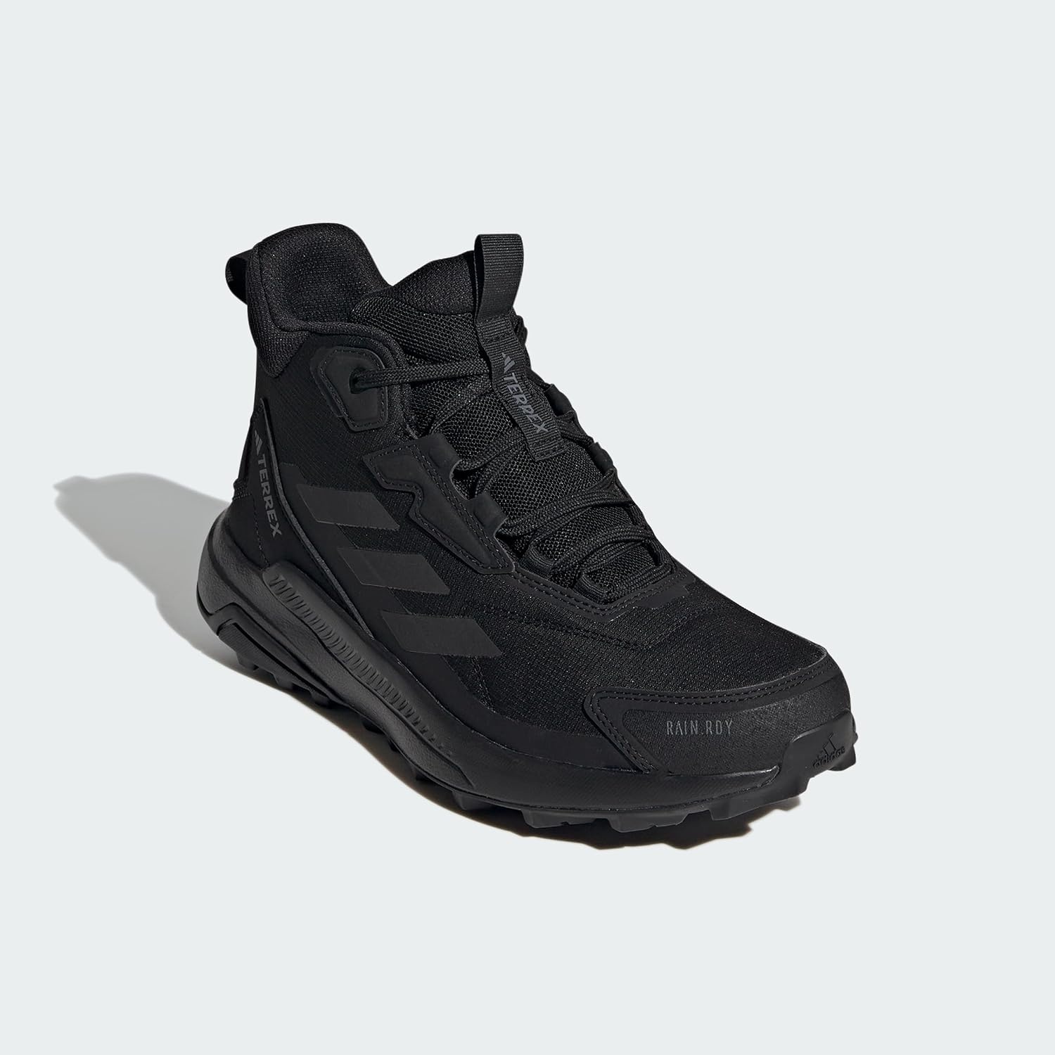 image:imageAdidas Womens Terrex Anylander Mid Top Rainrdy Hiking SneakersCore Black Core Black Grey Four