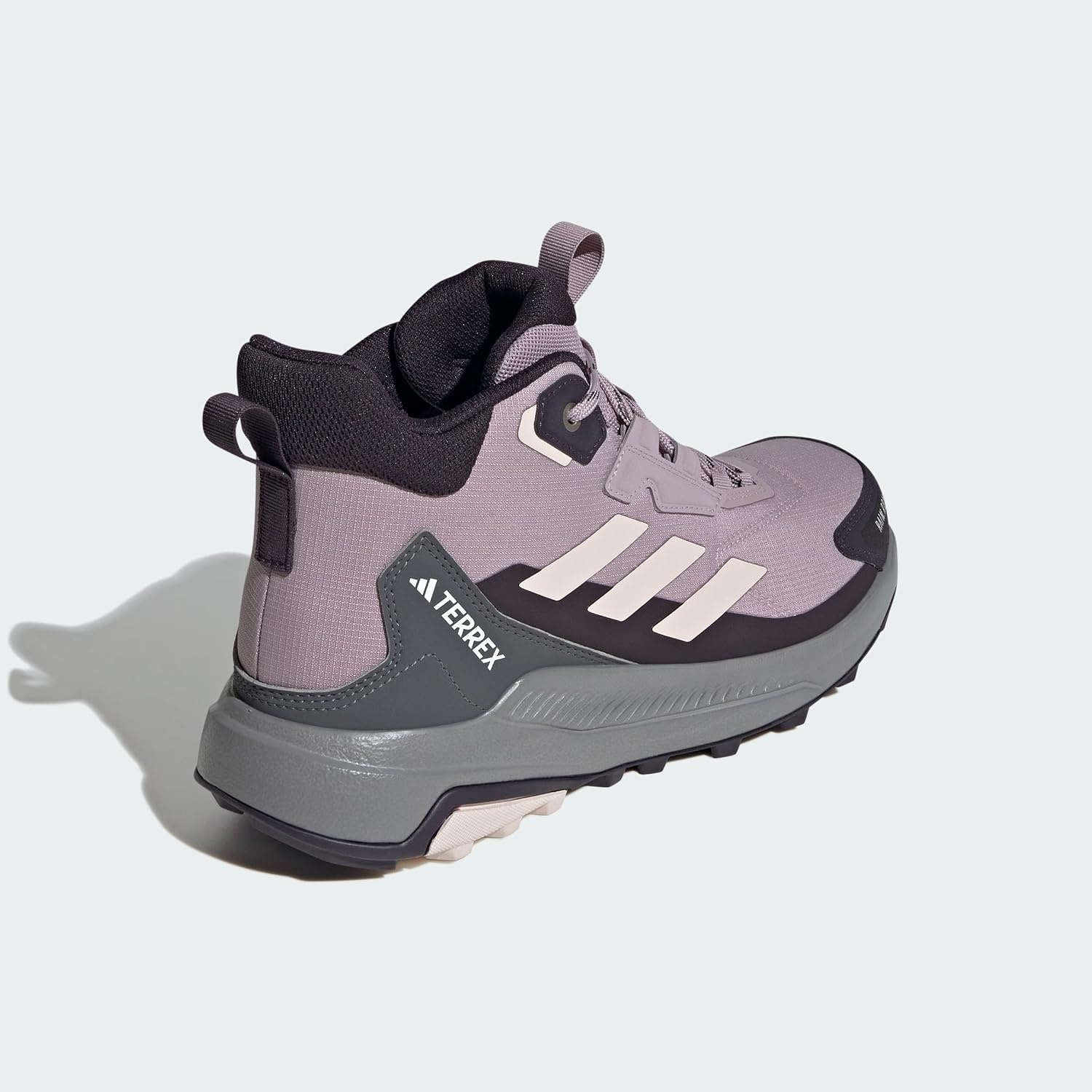 image:imageAdidas Womens Terrex Anylander Mid Top Rainrdy Hiking SneakersFig Putty Mauve Aurora Black