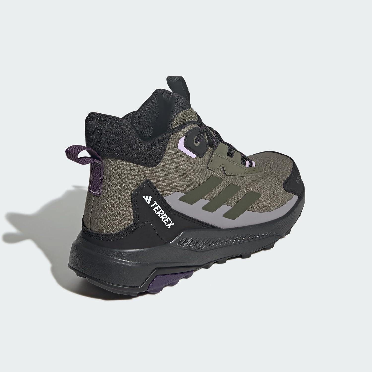 image:imageAdidas Womens Terrex Anylander Mid Top Rainrdy Hiking SneakersOlive StrataNight CargoBlack