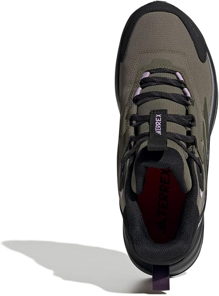 image:imageAdidas Womens Terrex Anylander Mid Top Rainrdy Hiking SneakersOlive StrataNight CargoBlack