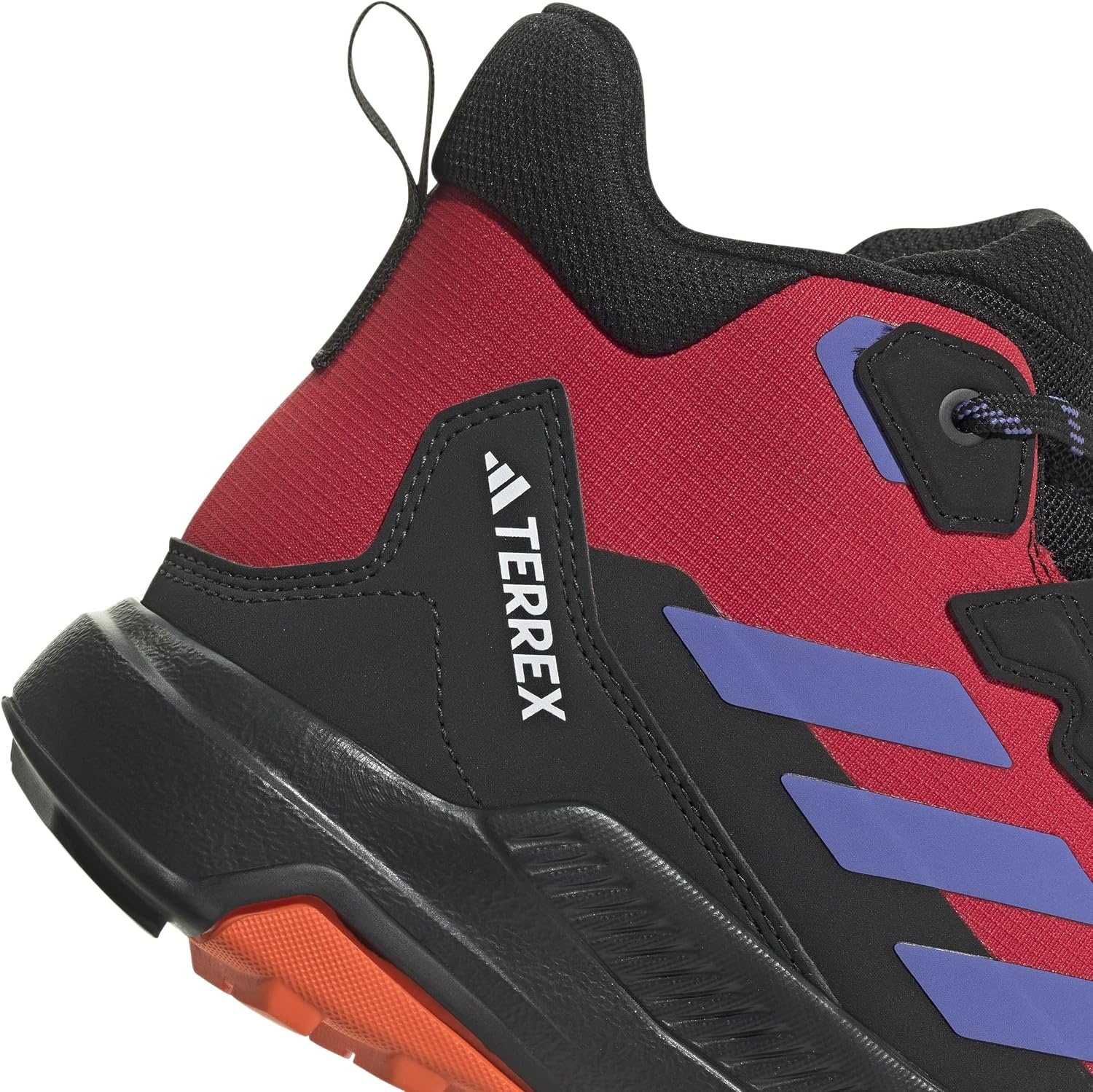 image:imageAdidas Womens Terrex Anylander Mid Top Rainrdy Hiking SneakersPure Ruby Semi Cobalt Blue Core Black
