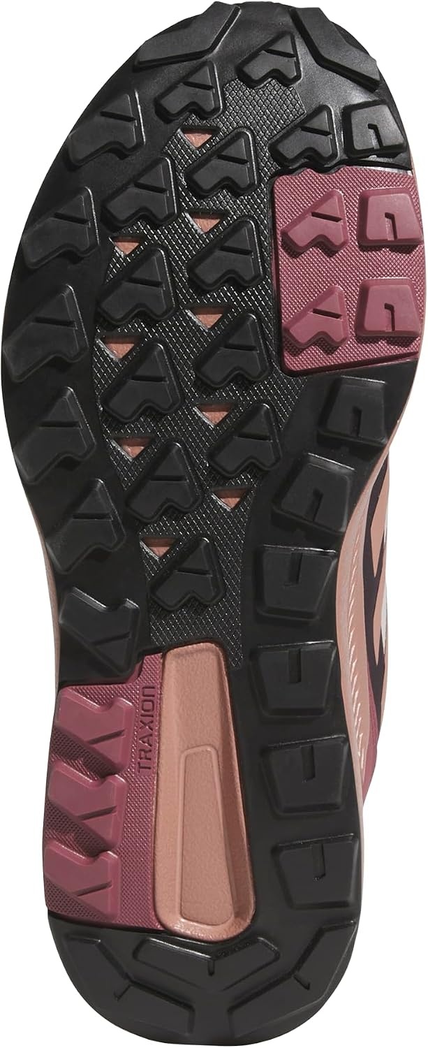 image:imageAdidas Womens Terrex Anylander Mid Top Rainrdy Hiking SneakersPutty MauveWarm ClayPure Ruby