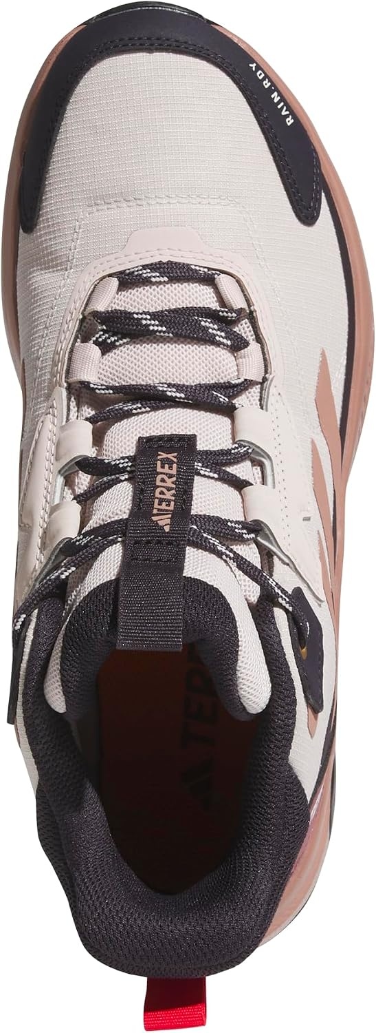 image:imageAdidas Womens Terrex Anylander Mid Top Rainrdy Hiking SneakersPutty MauveWarm ClayPure Ruby