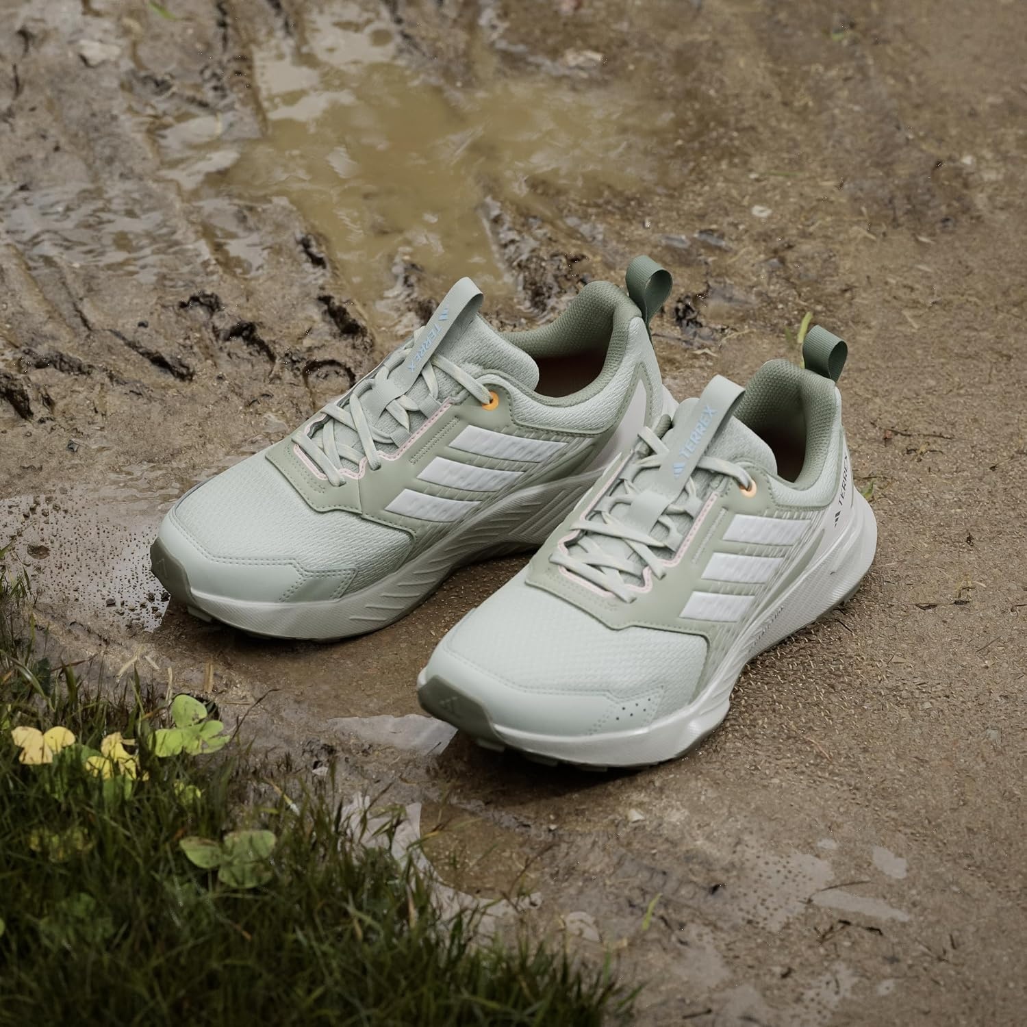 image:imageAdidas Womens Terrex Tracefinder Trail RunningHalo GreenOff White