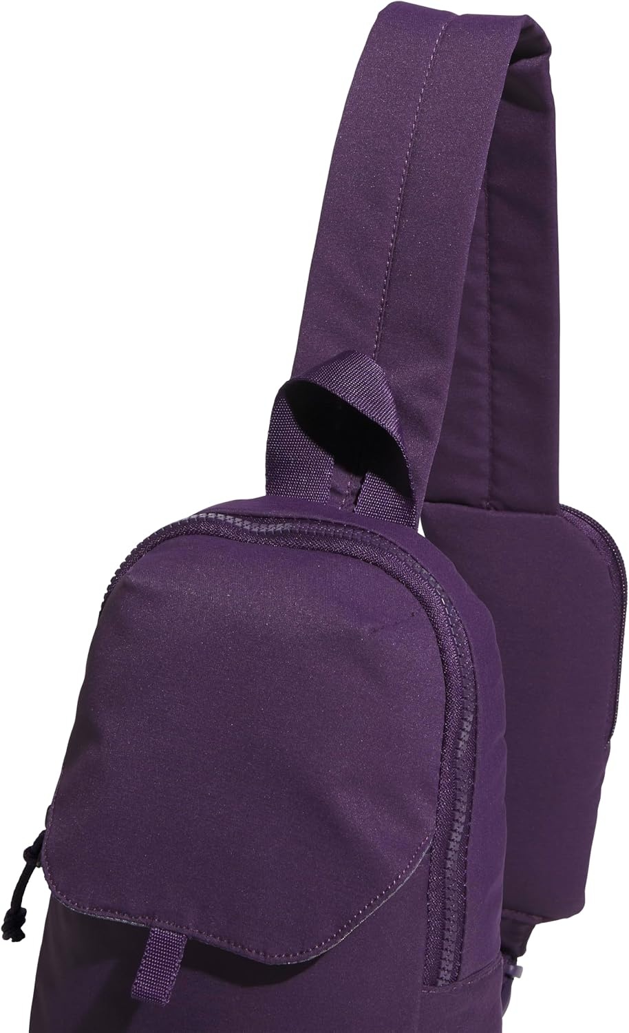 image:imageadidas Essentials Sling Bag Adjustable Strap Secure Zip Pockets Wears Crossbody Phone Strap Pocket Locks In Essentials Everyday amp Travel ReadyAurora Plum PurpleAurora Black3