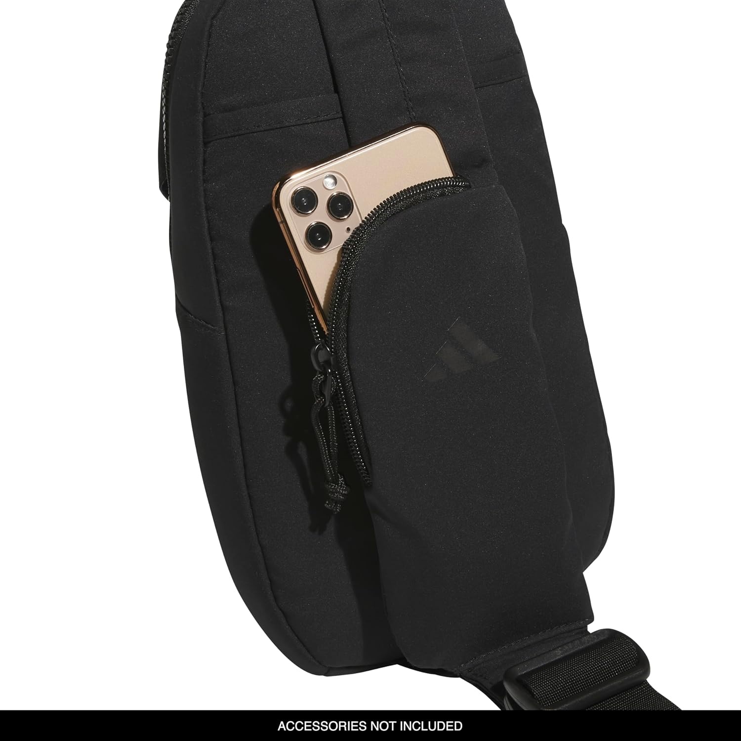 image:imageadidas Essentials Sling Bag Adjustable Strap Secure Zip Pockets Wears Crossbody Phone Strap Pocket Locks In Essentials Everyday amp Travel ReadyBlack3