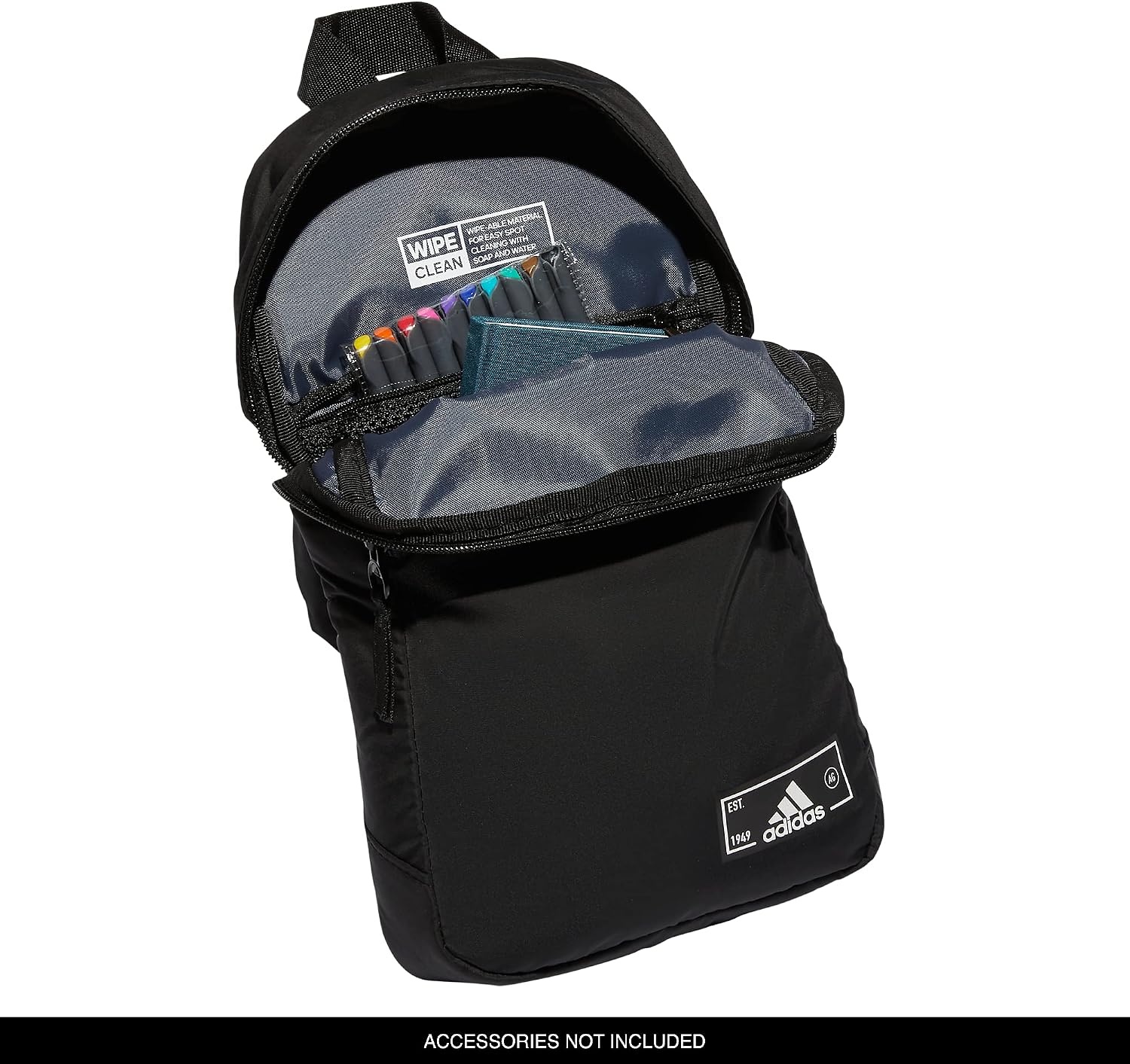 image:imageadidas Essentials Sling Bag Adjustable Strap Secure Zip Pockets Wears Crossbody Phone Strap Pocket Locks In Essentials Everyday amp Travel ReadyBlack2