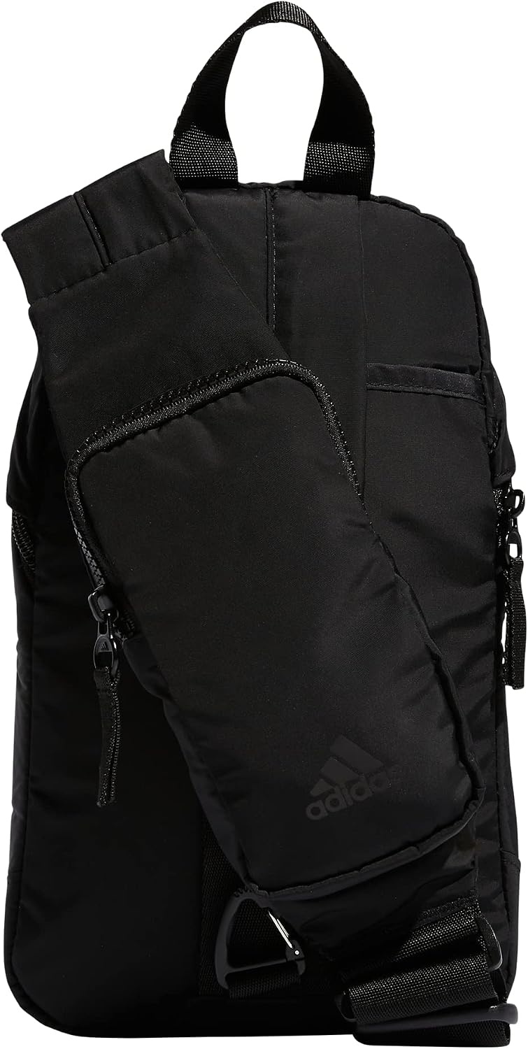 image:imageadidas Essentials Sling Bag Adjustable Strap Secure Zip Pockets Wears Crossbody Phone Strap Pocket Locks In Essentials Everyday amp Travel ReadyBlack2