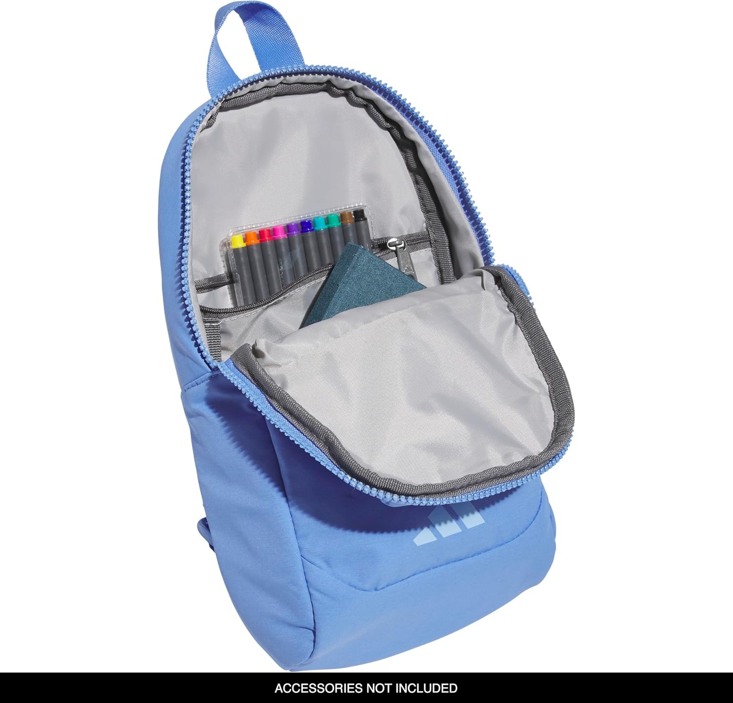 image:imageadidas Essentials Sling Bag Adjustable Strap Secure Zip Pockets Wears Crossbody Phone Strap Pocket Locks In Essentials Everyday amp Travel ReadyBlue FusionGlow Blue3