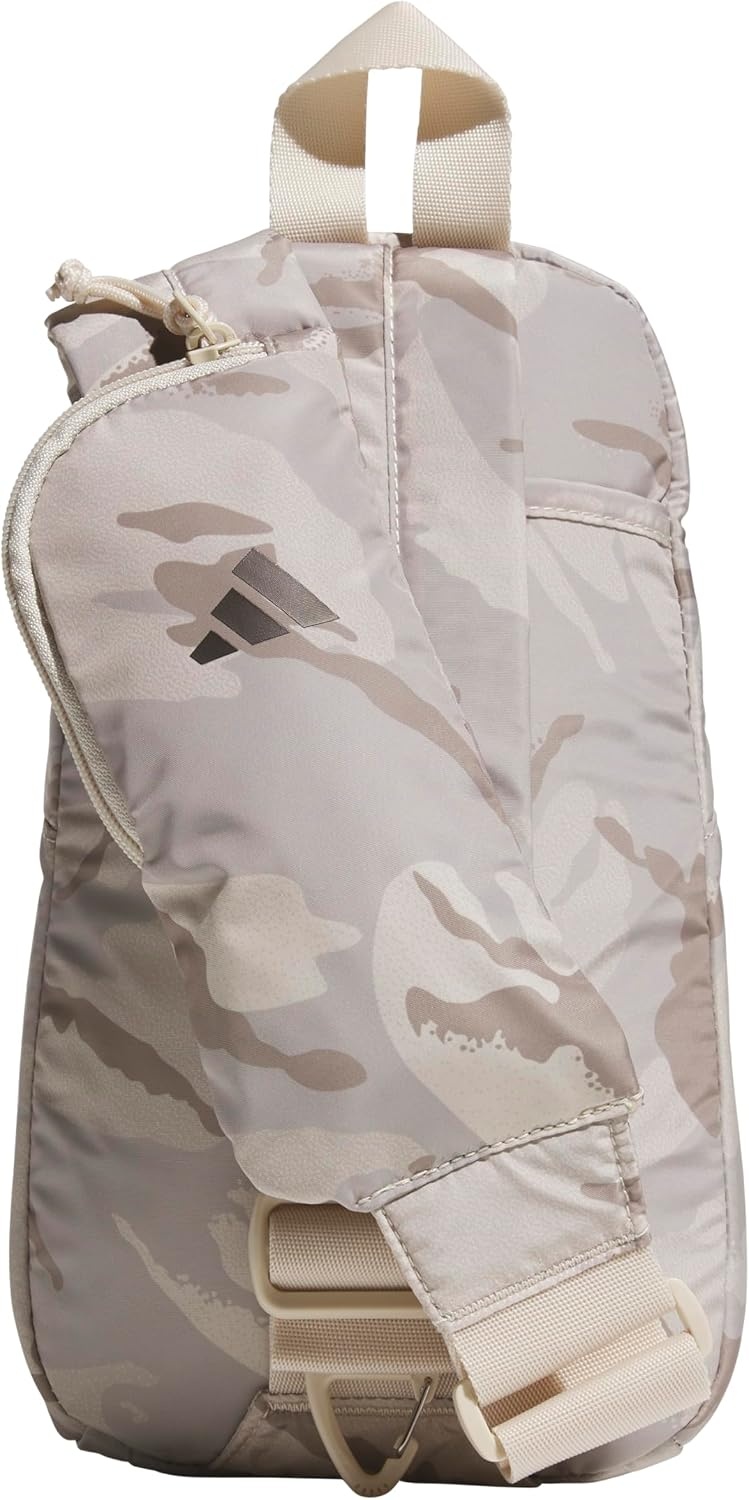 image:imageadidas Essentials Sling Bag Adjustable Strap Secure Zip Pockets Wears Crossbody Phone Strap Pocket Locks In Essentials Everyday amp Travel ReadyCamouflage Crystal LinenCrystal Linen Beige3