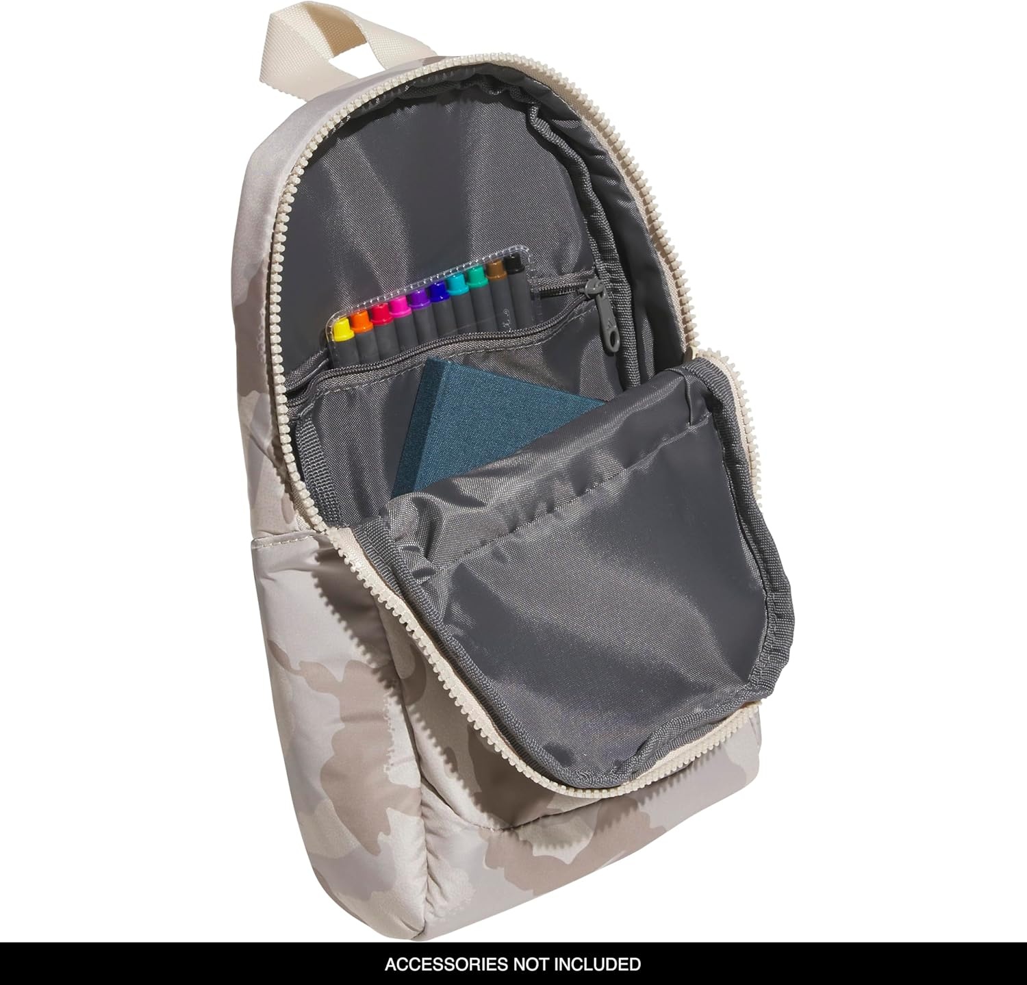 image:imageadidas Essentials Sling Bag Adjustable Strap Secure Zip Pockets Wears Crossbody Phone Strap Pocket Locks In Essentials Everyday amp Travel ReadyCamouflage Crystal LinenCrystal Linen Beige3