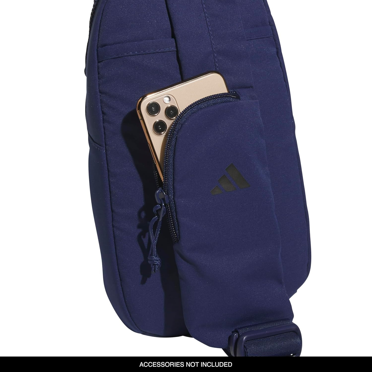 image:imageadidas Essentials Sling Bag Adjustable Strap Secure Zip Pockets Wears Crossbody Phone Strap Pocket Locks In Essentials Everyday amp Travel ReadyDark Blue3