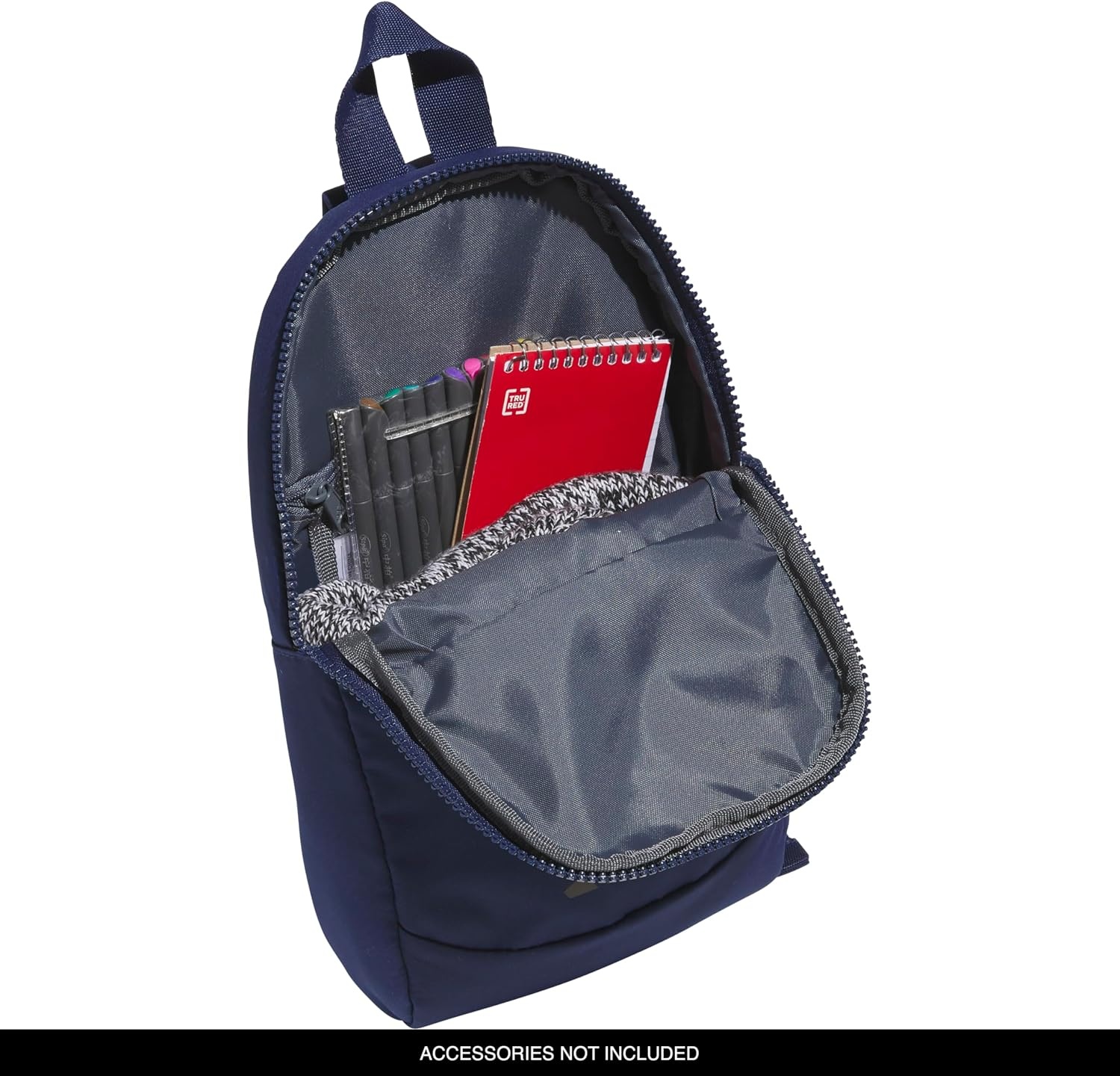 image:imageadidas Essentials Sling Bag Adjustable Strap Secure Zip Pockets Wears Crossbody Phone Strap Pocket Locks In Essentials Everyday amp Travel ReadyDark Blue3