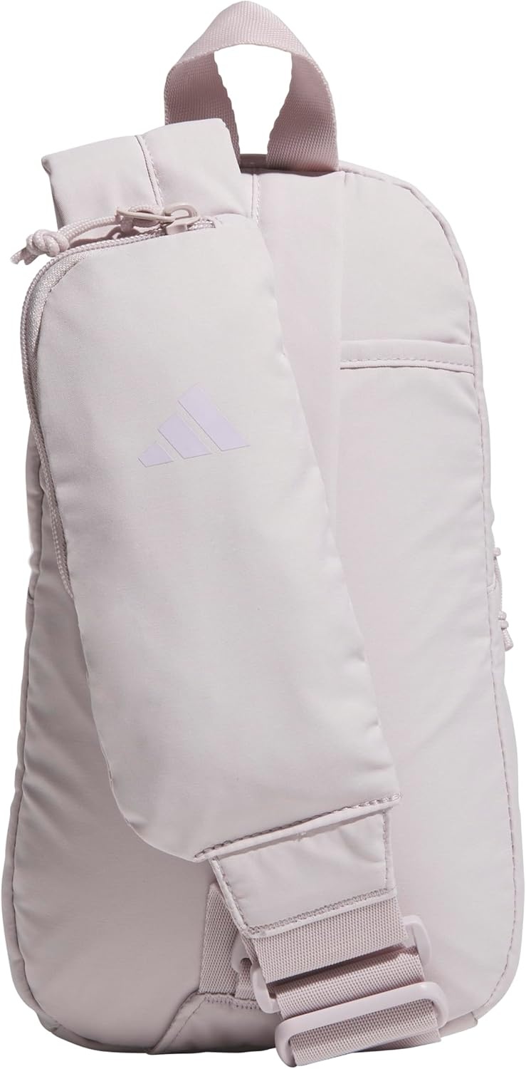 image:imageadidas Essentials Sling Bag Adjustable Strap Secure Zip Pockets Wears Crossbody Phone Strap Pocket Locks In Essentials Everyday amp Travel ReadyIce PurpleIce Lavender3