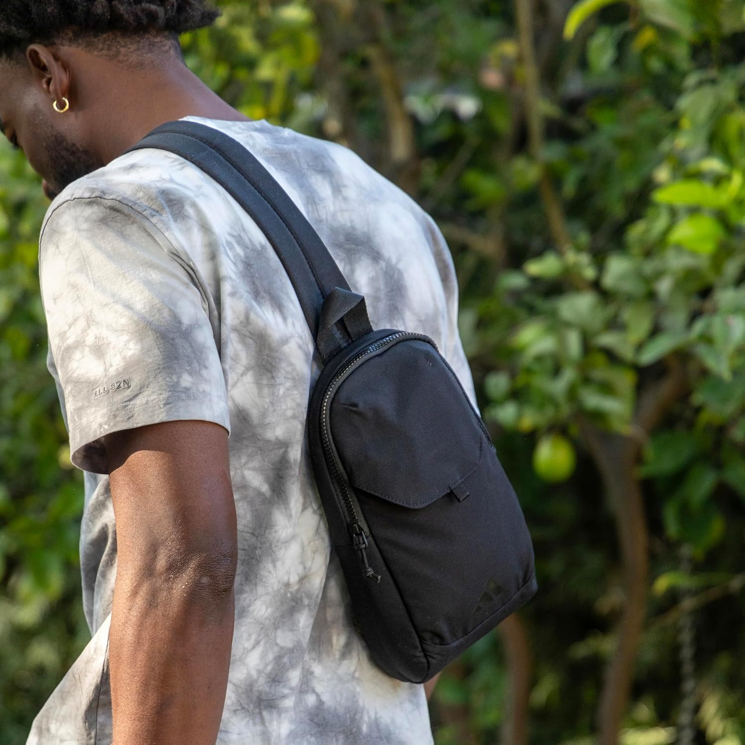 image:imageadidas Essentials Sling Bag Adjustable Strap Secure Zip Pockets Wears Crossbody Phone Strap Pocket Locks In Essentials Everyday amp Travel ReadyIce PurpleIce Lavender3