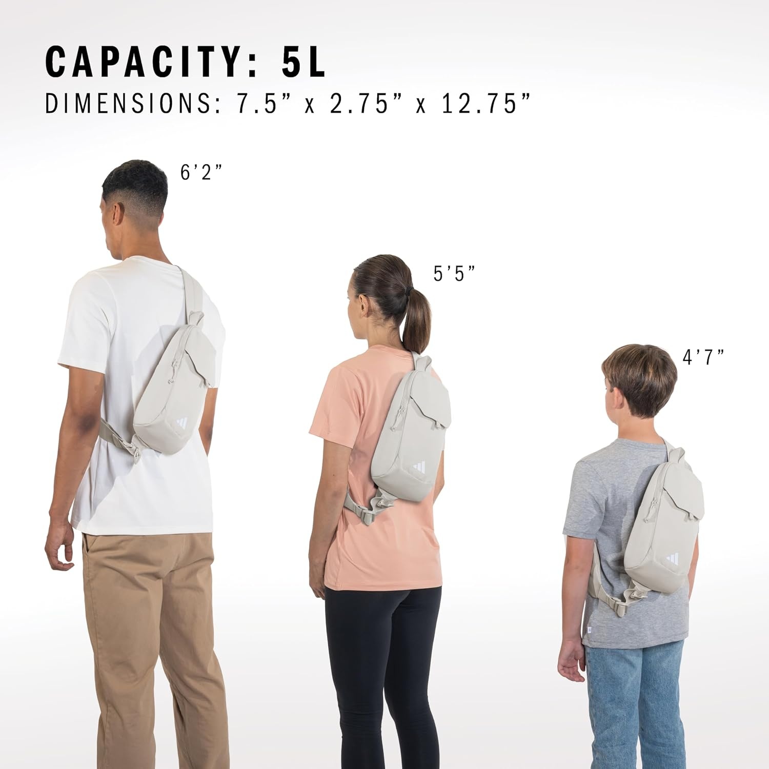 image:imageadidas Essentials Sling Bag Adjustable Strap Secure Zip Pockets Wears Crossbody Phone Strap Pocket Locks In Essentials Everyday amp Travel ReadyLinen Green2