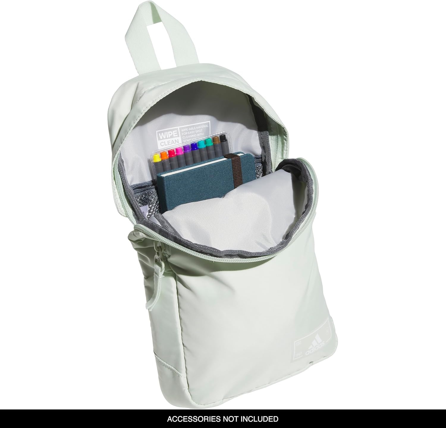 image:imageadidas Essentials Sling Bag Adjustable Strap Secure Zip Pockets Wears Crossbody Phone Strap Pocket Locks In Essentials Everyday amp Travel ReadyLinen Green2