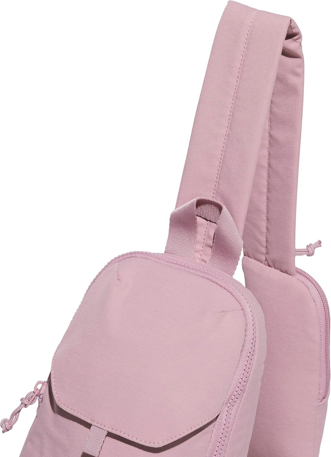 image:imageadidas Essentials Sling Bag Adjustable Strap Secure Zip Pockets Wears Crossbody Phone Strap Pocket Locks In Essentials Everyday amp Travel ReadyMagic Mauve PurpleRose Gold3
