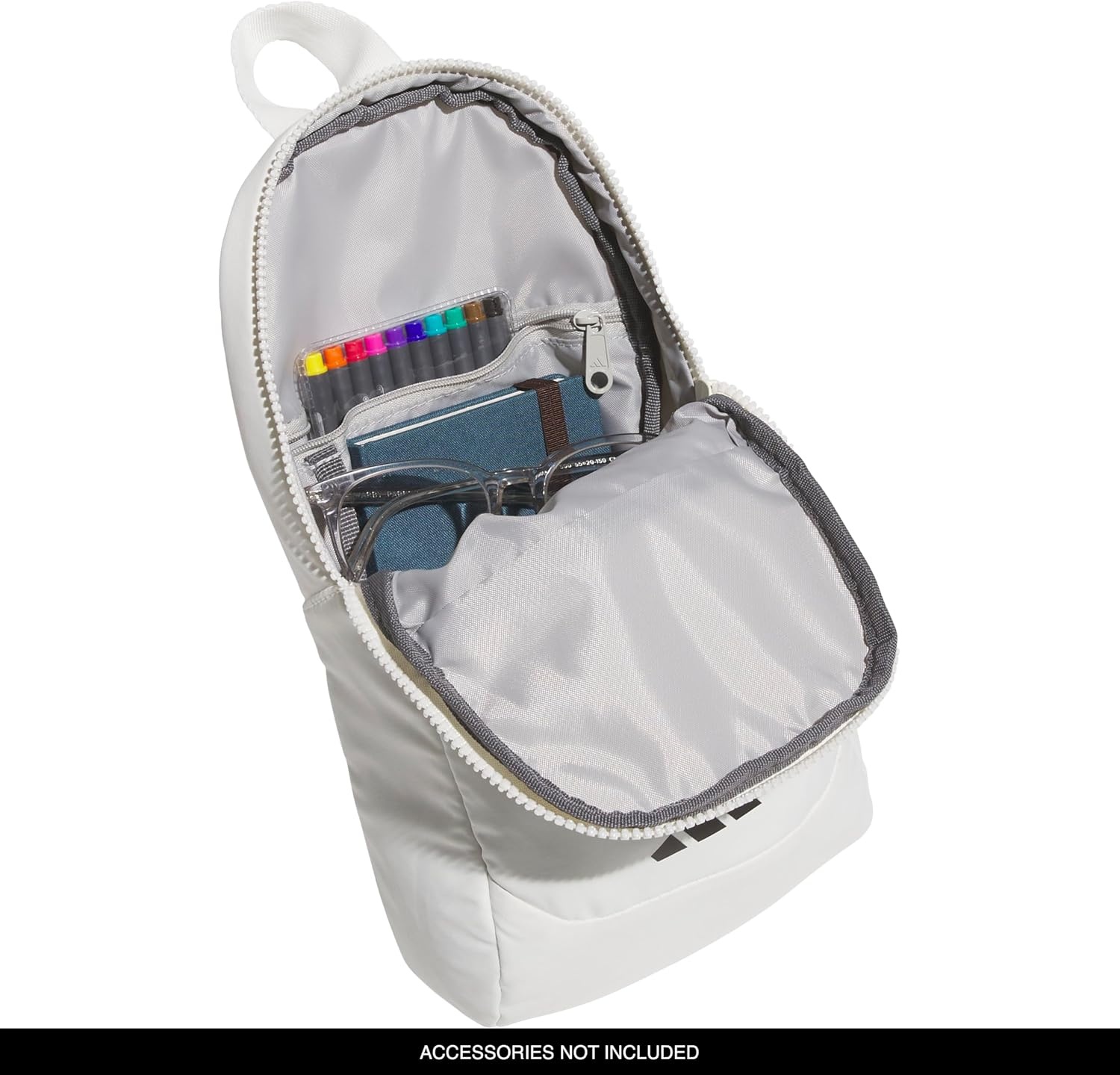 image:imageadidas Essentials Sling Bag Adjustable Strap Secure Zip Pockets Wears Crossbody Phone Strap Pocket Locks In Essentials Everyday amp Travel ReadyOff WhiteBlack3
