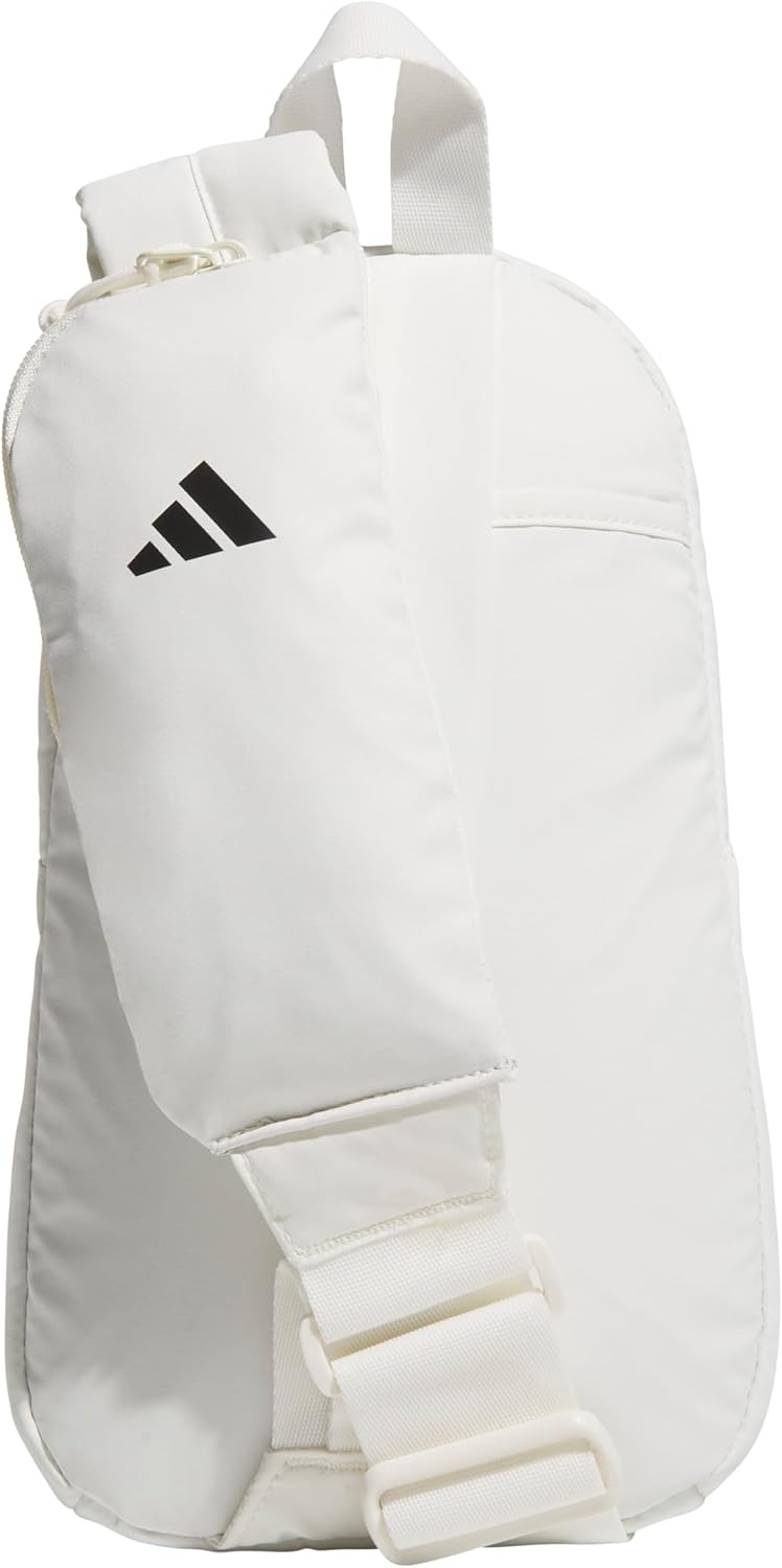 image:imageadidas Essentials Sling Bag Adjustable Strap Secure Zip Pockets Wears Crossbody Phone Strap Pocket Locks In Essentials Everyday amp Travel ReadyOff WhiteBlack3
