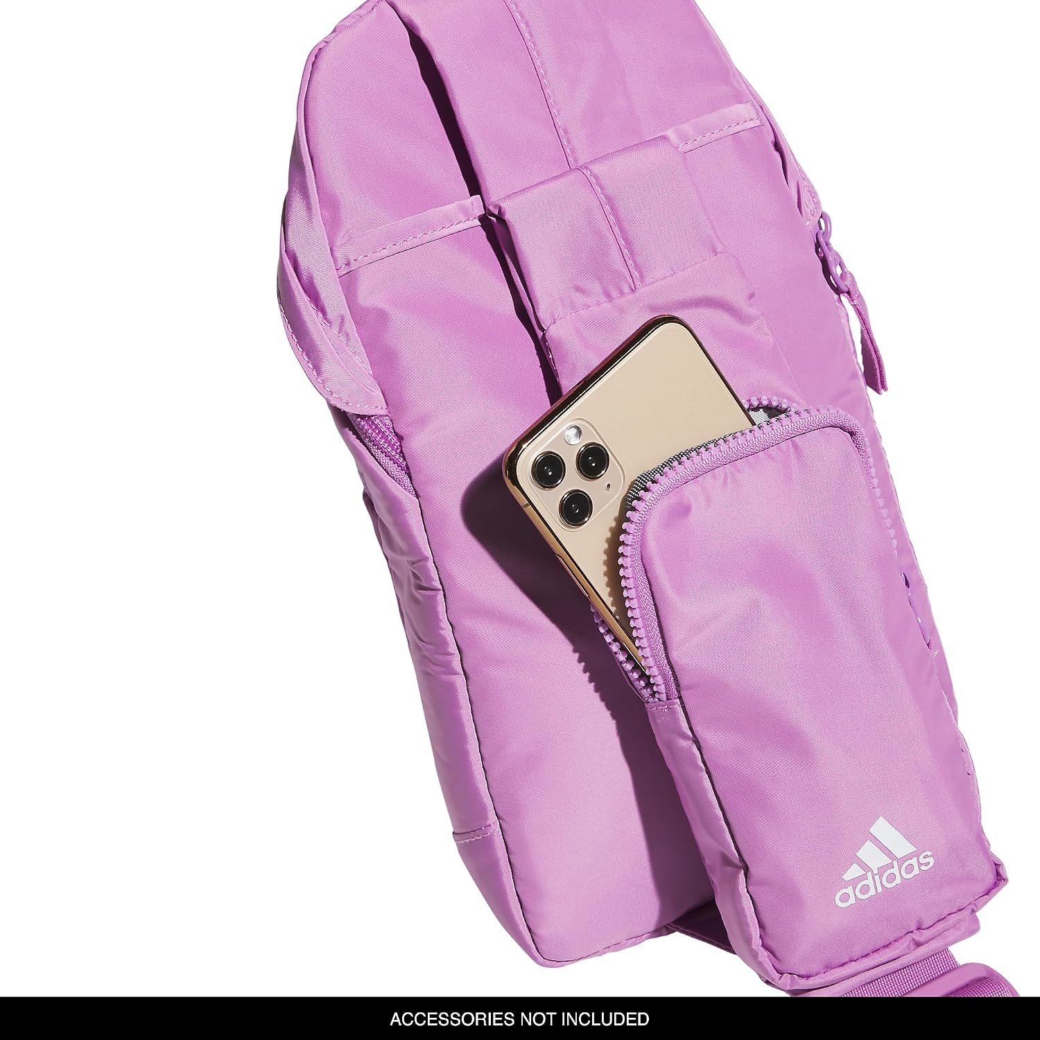 image:imageadidas Essentials Sling Bag Adjustable Strap Secure Zip Pockets Wears Crossbody Phone Strap Pocket Locks In Essentials Everyday amp Travel ReadyPreloved Purple2