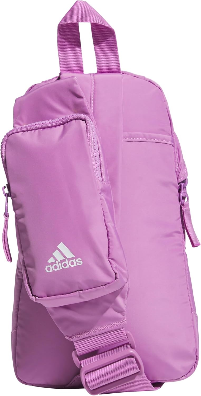 image:imageadidas Essentials Sling Bag Adjustable Strap Secure Zip Pockets Wears Crossbody Phone Strap Pocket Locks In Essentials Everyday amp Travel ReadyPreloved Purple2