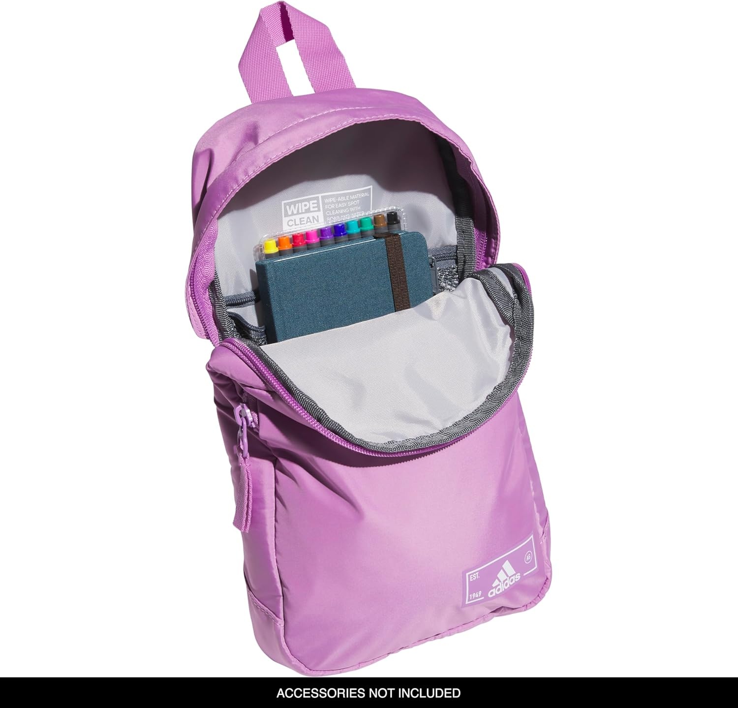 image:imageadidas Essentials Sling Bag Adjustable Strap Secure Zip Pockets Wears Crossbody Phone Strap Pocket Locks In Essentials Everyday amp Travel ReadyPreloved Purple2