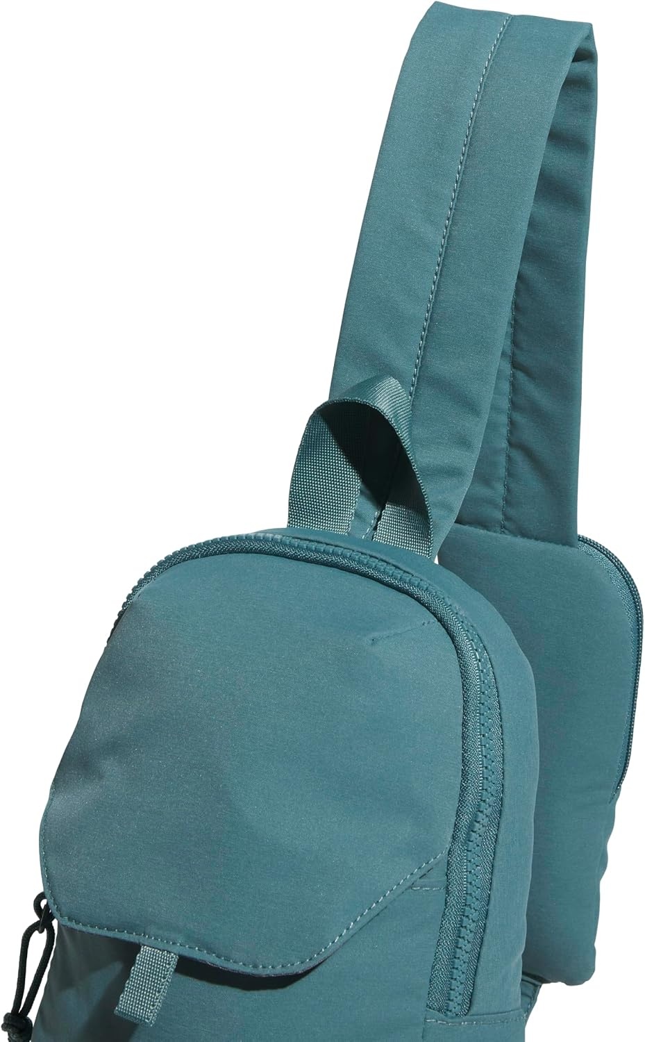 image:imageadidas Essentials Sling Bag Adjustable Strap Secure Zip Pockets Wears Crossbody Phone Strap Pocket Locks In Essentials Everyday amp Travel ReadyPreloved Teal GreenAurora Green Ivy3