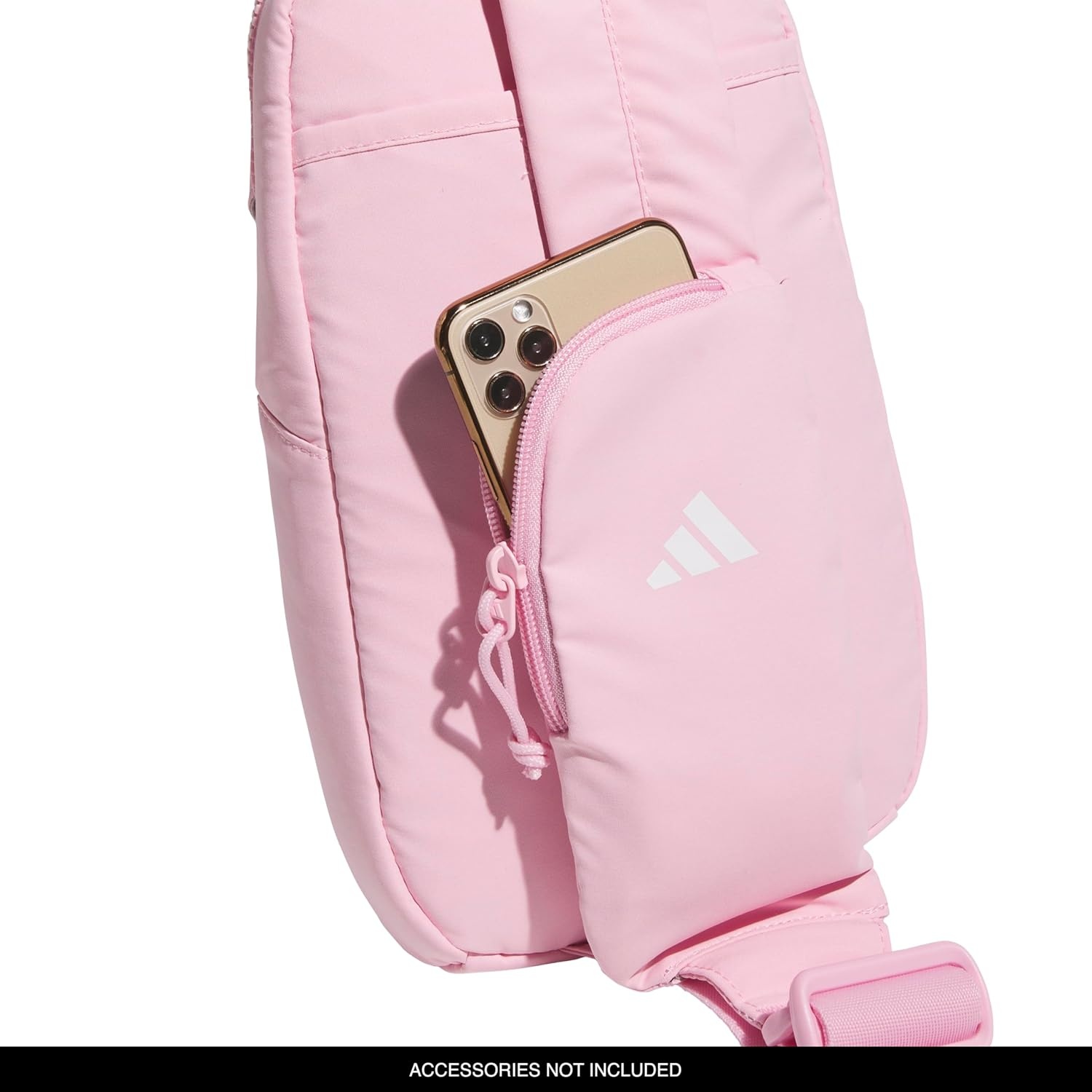 image:imageadidas Essentials Sling Bag Adjustable Strap Secure Zip Pockets Wears Crossbody Phone Strap Pocket Locks In Essentials Everyday amp Travel ReadyTrue Pink3