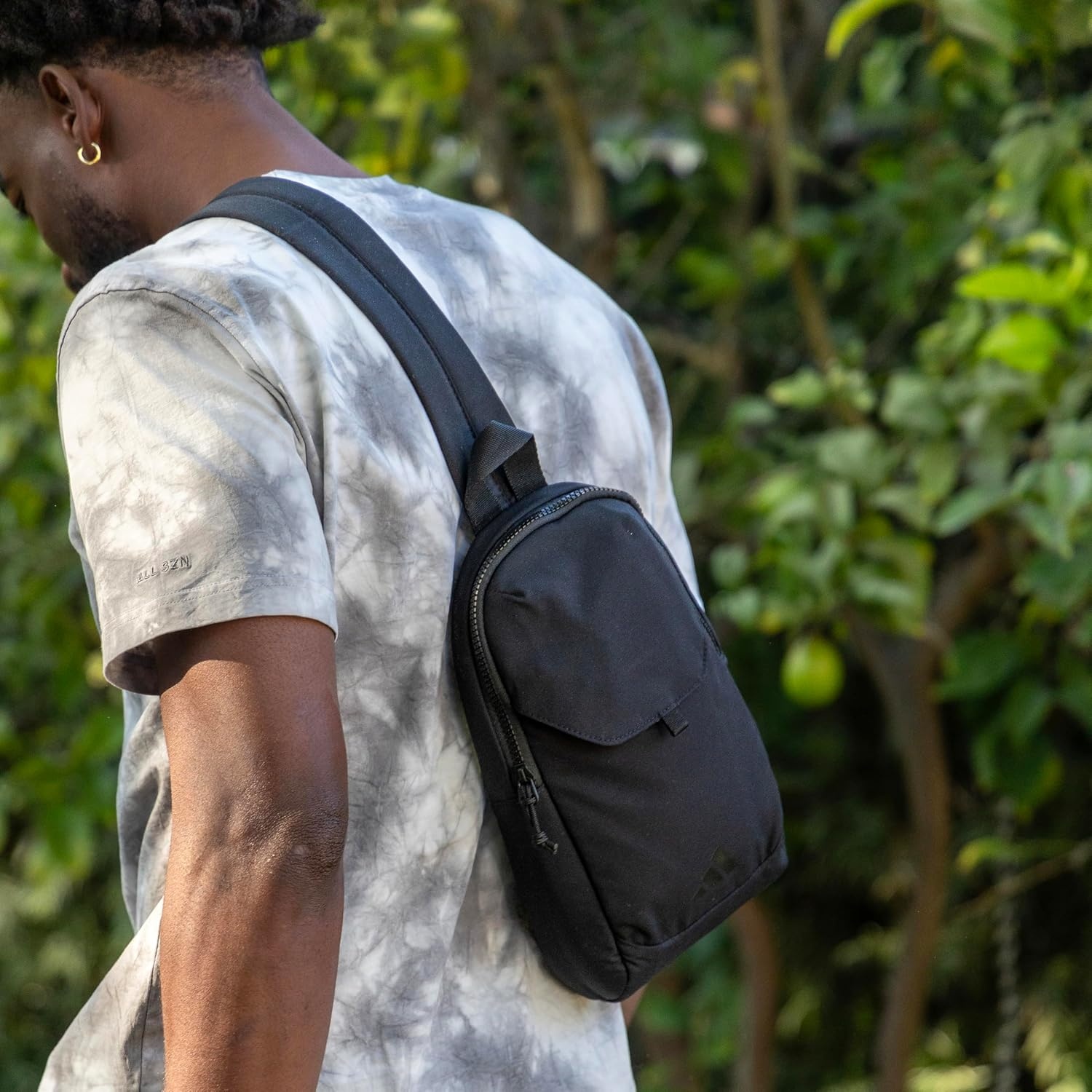 image:imageadidas Essentials Sling Bag Adjustable Strap Secure Zip Pockets Wears Crossbody Phone Strap Pocket Locks In Essentials Everyday amp Travel ReadyWarm Clay Pink3