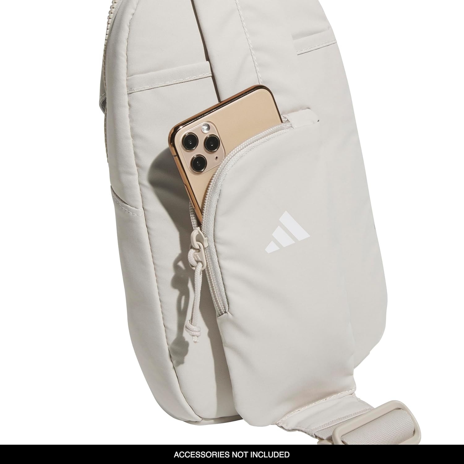 image:imageadidas Essentials Sling Bag Adjustable Strap Secure Zip Pockets Wears Crossbody Phone Strap Pocket Locks In Essentials Everyday amp Travel ReadyWonder Alumina Grey3