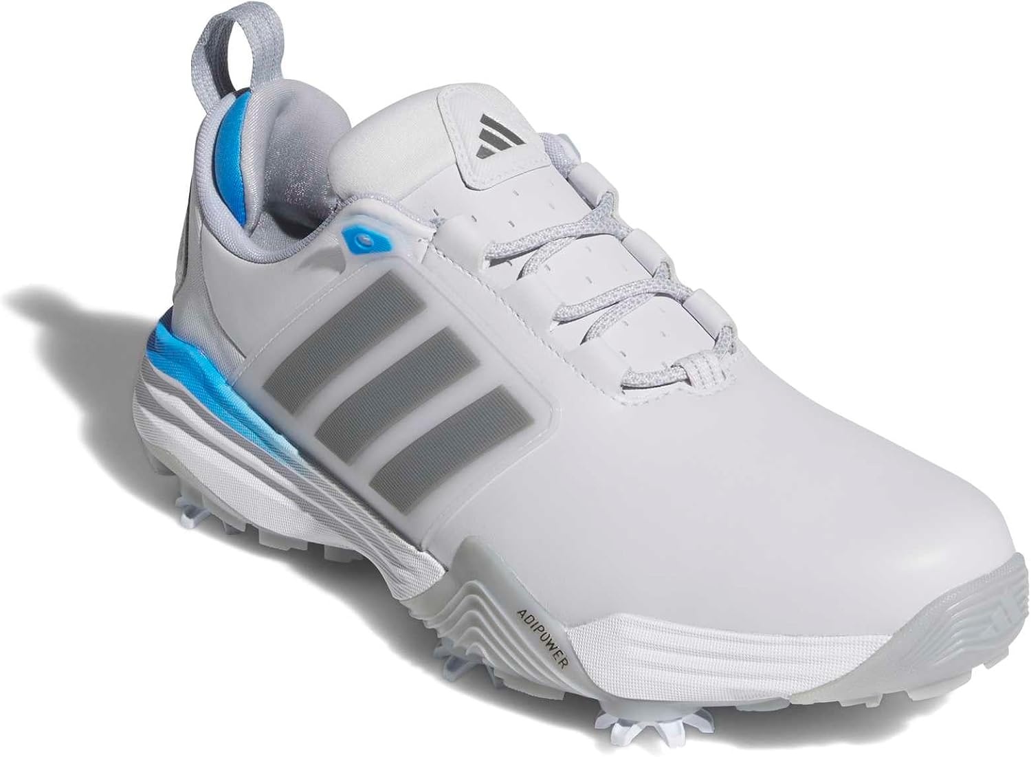 image:imageadidas Mens Adipower 26 Golf ShoesDash GreyIron MetLucid Ray Blue