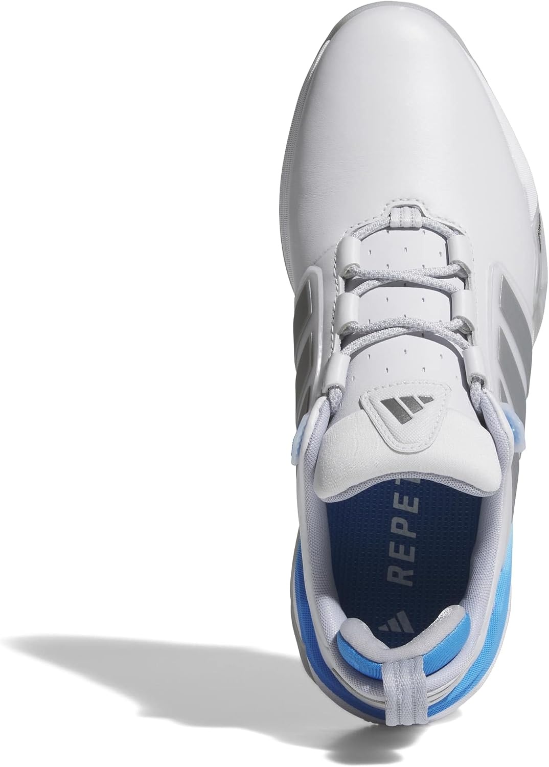 image:imageadidas Mens Adipower 26 Golf ShoesDash GreyIron MetLucid Ray Blue