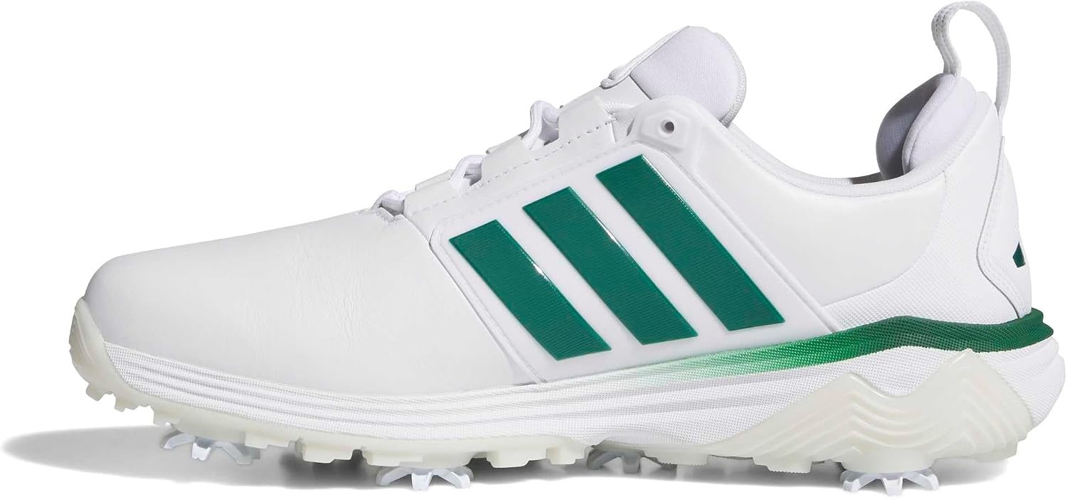 image:imageadidas Mens Adipower 26 Golf ShoesFtwr WhiteCollegiate GreenCrystal White
