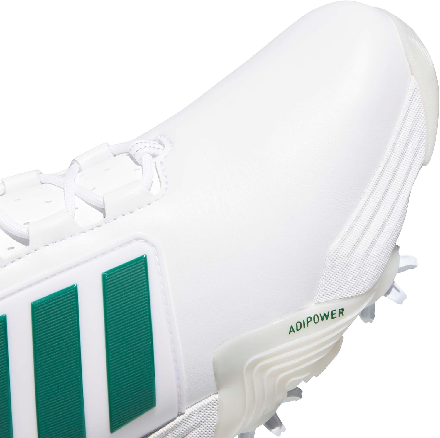 image:imageadidas Mens Adipower 26 Golf ShoesFtwr WhiteCollegiate GreenCrystal White