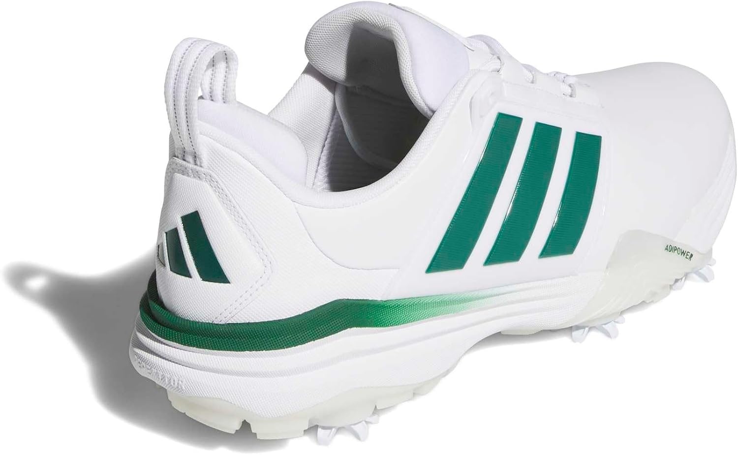 image:imageadidas Mens Adipower 26 Golf ShoesFtwr WhiteCollegiate GreenCrystal White