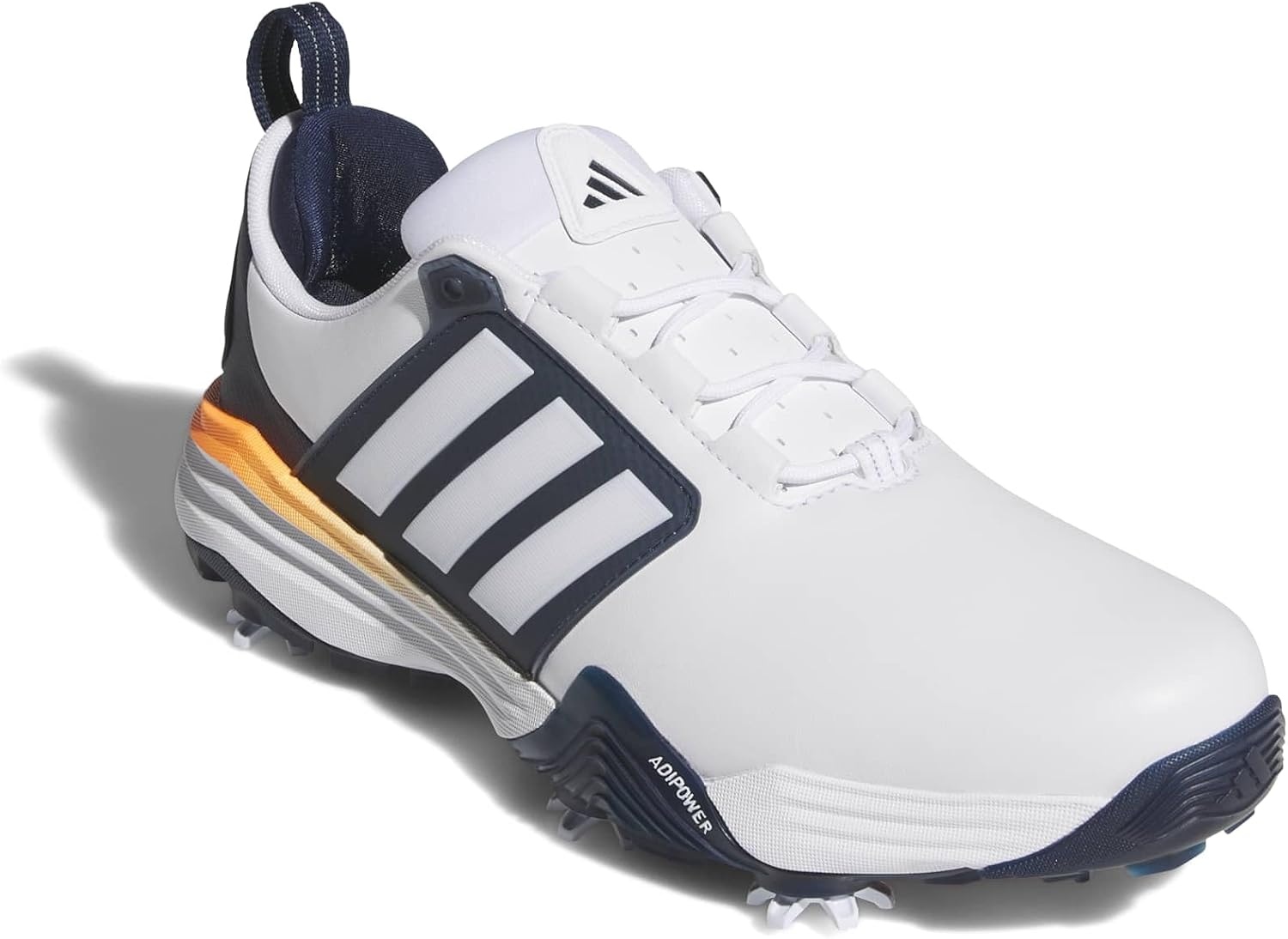 image:imageadidas Mens Adipower 26 Golf ShoesFtwr WhiteCollegiate NavyLucid Orange